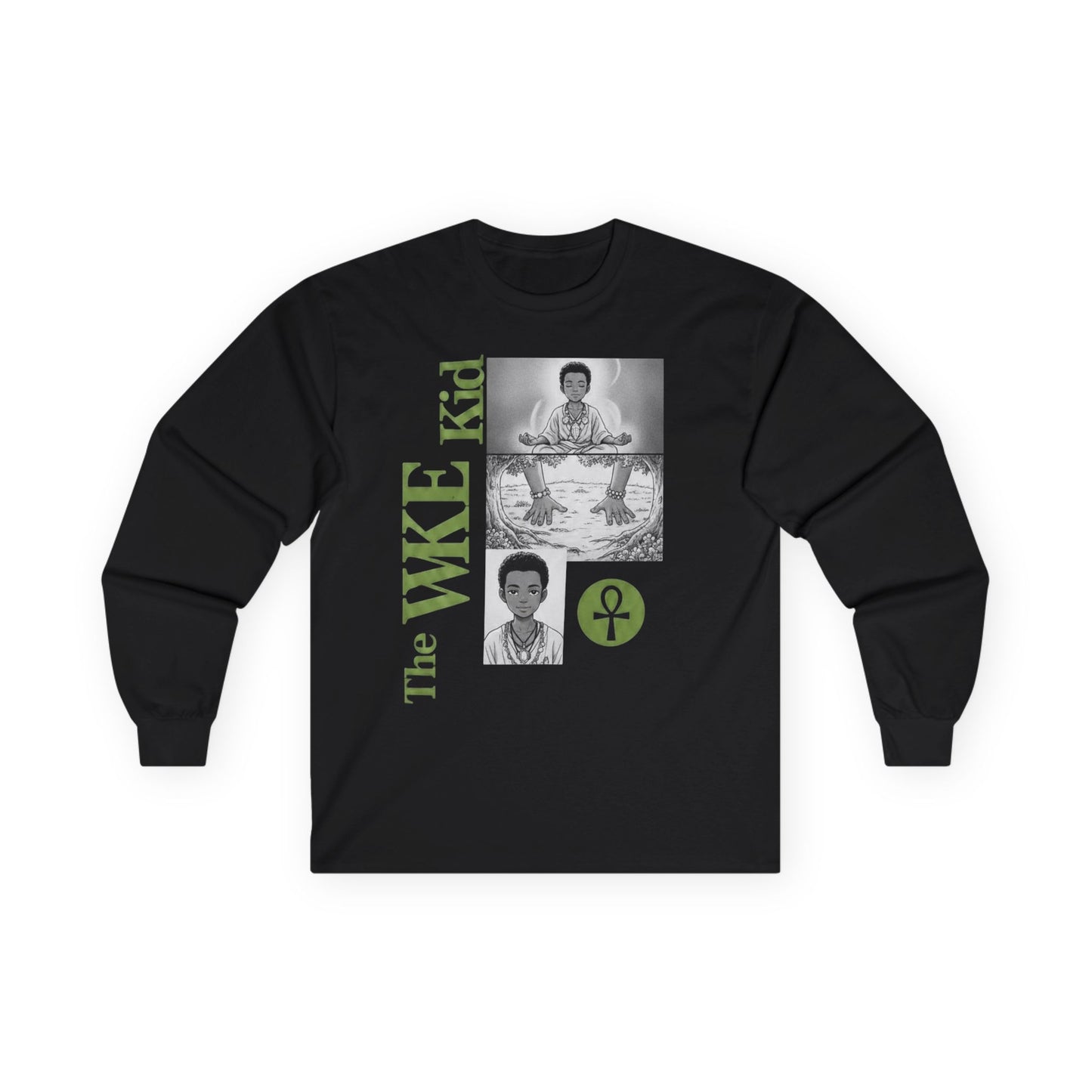 The WKE Kid Unisex Long Sleeve Tee - Retro Inspired Graphic Tee