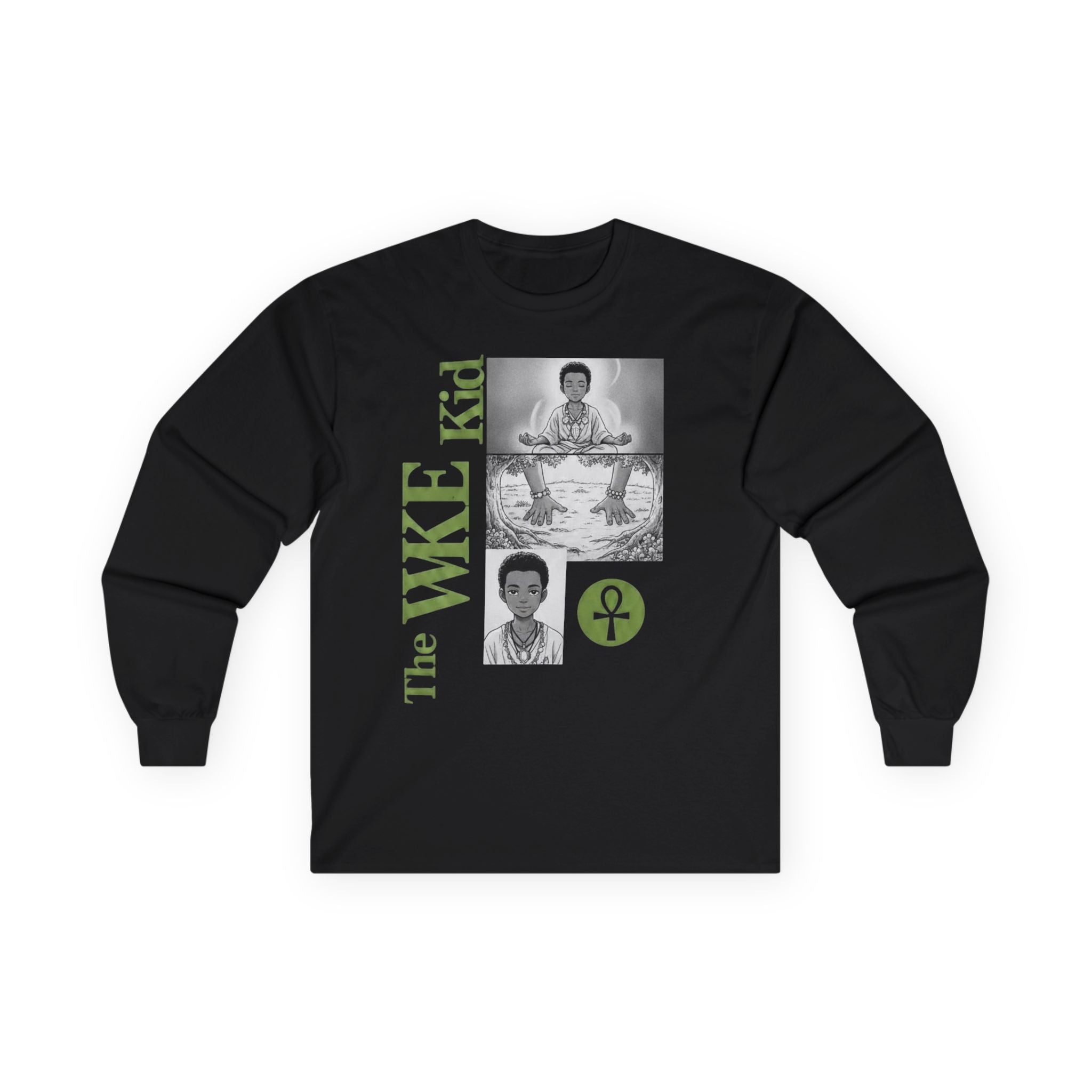 The WKE Kid Unisex Long Sleeve Tee - Retro Inspired Graphic Tee