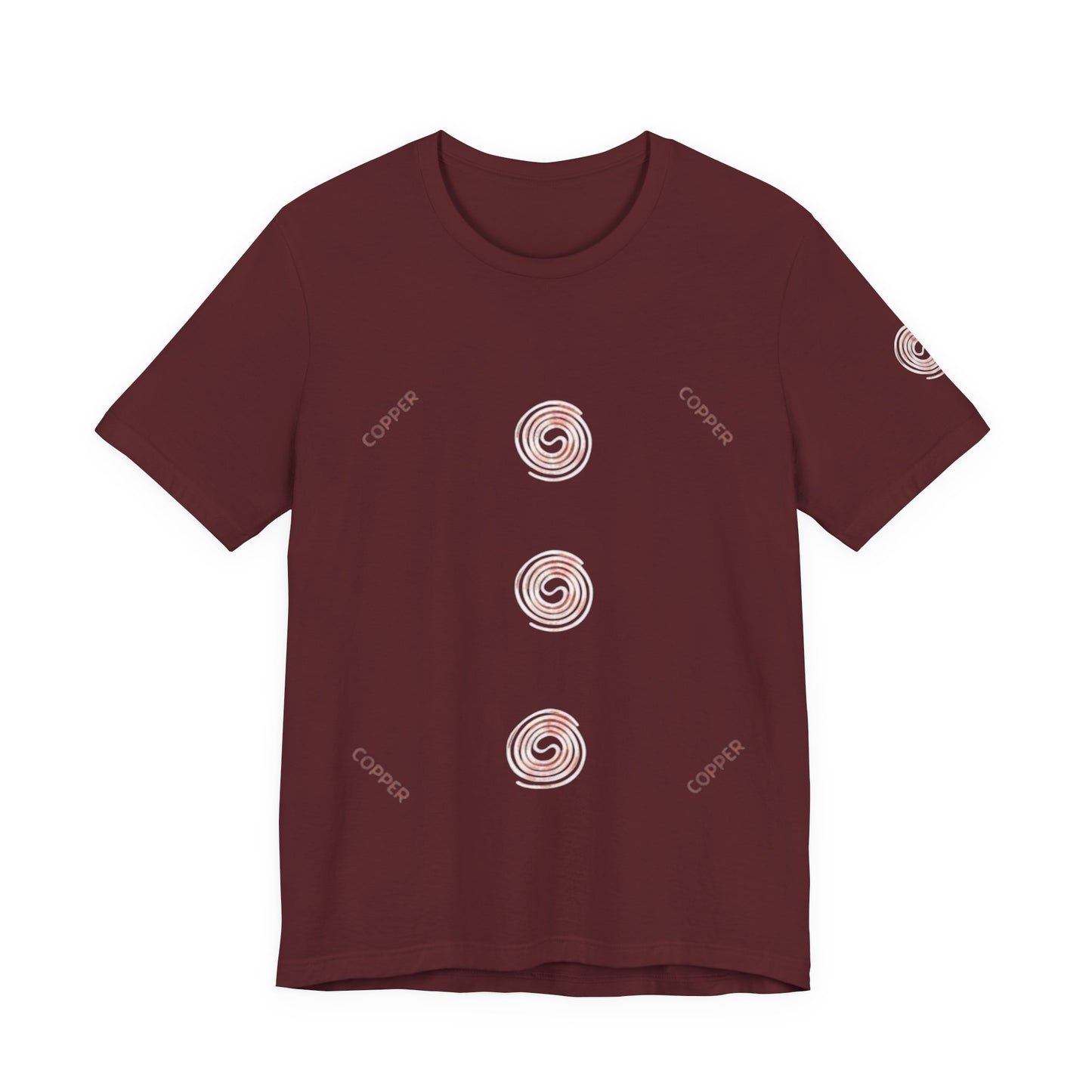 Unisex Casual Copper Tee
