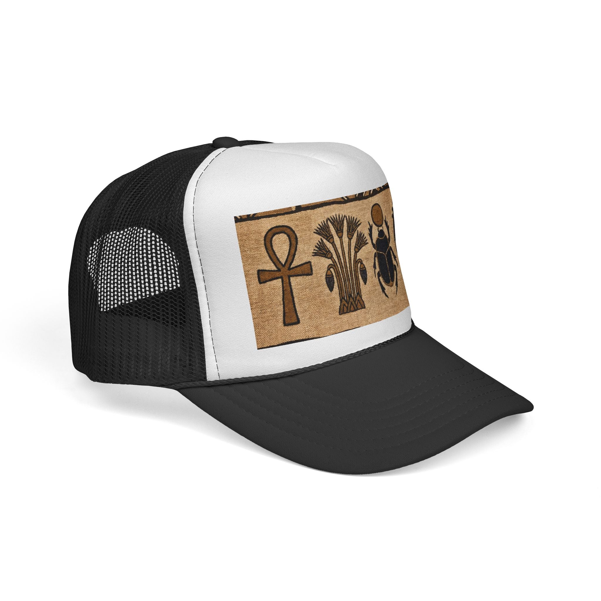 Egyptian Print Trucker Cap