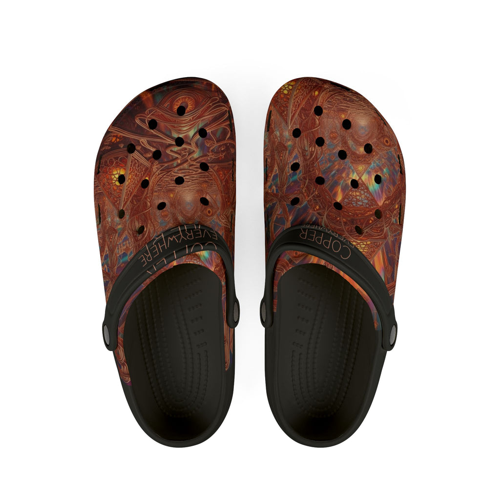WKE WRLD Copper Inspired Crocs Design #2