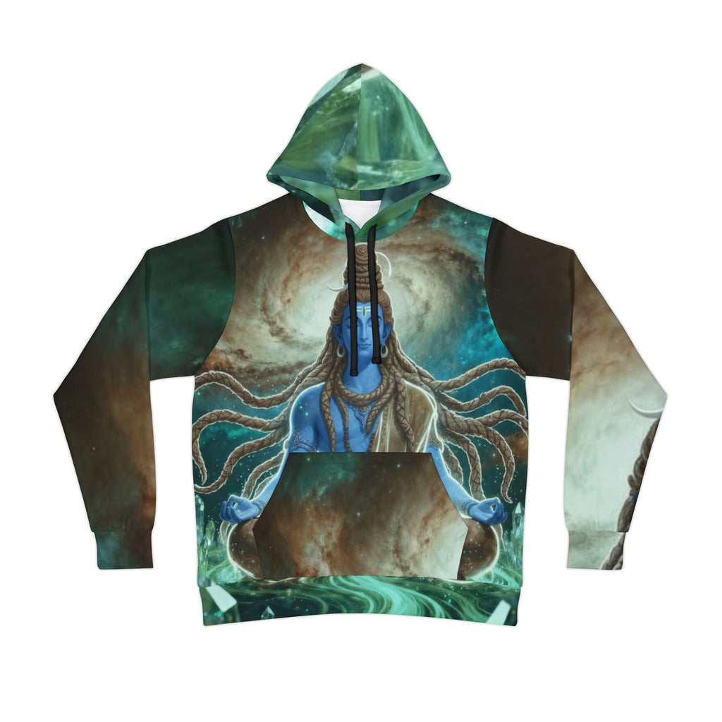 WKE WRLD Artistic Yoga Hoodie, Spiritual Sweatshirt, Bohemian Athletic Wear, Meditation Apparel, Unique Gift for Yogis