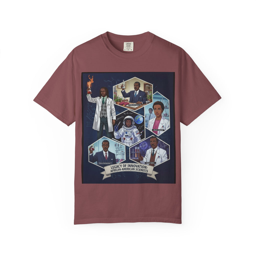 Anime Legacy of Innovation Nature Jab Graphic T-Shirt — Celebrating Black American STEM Leaders