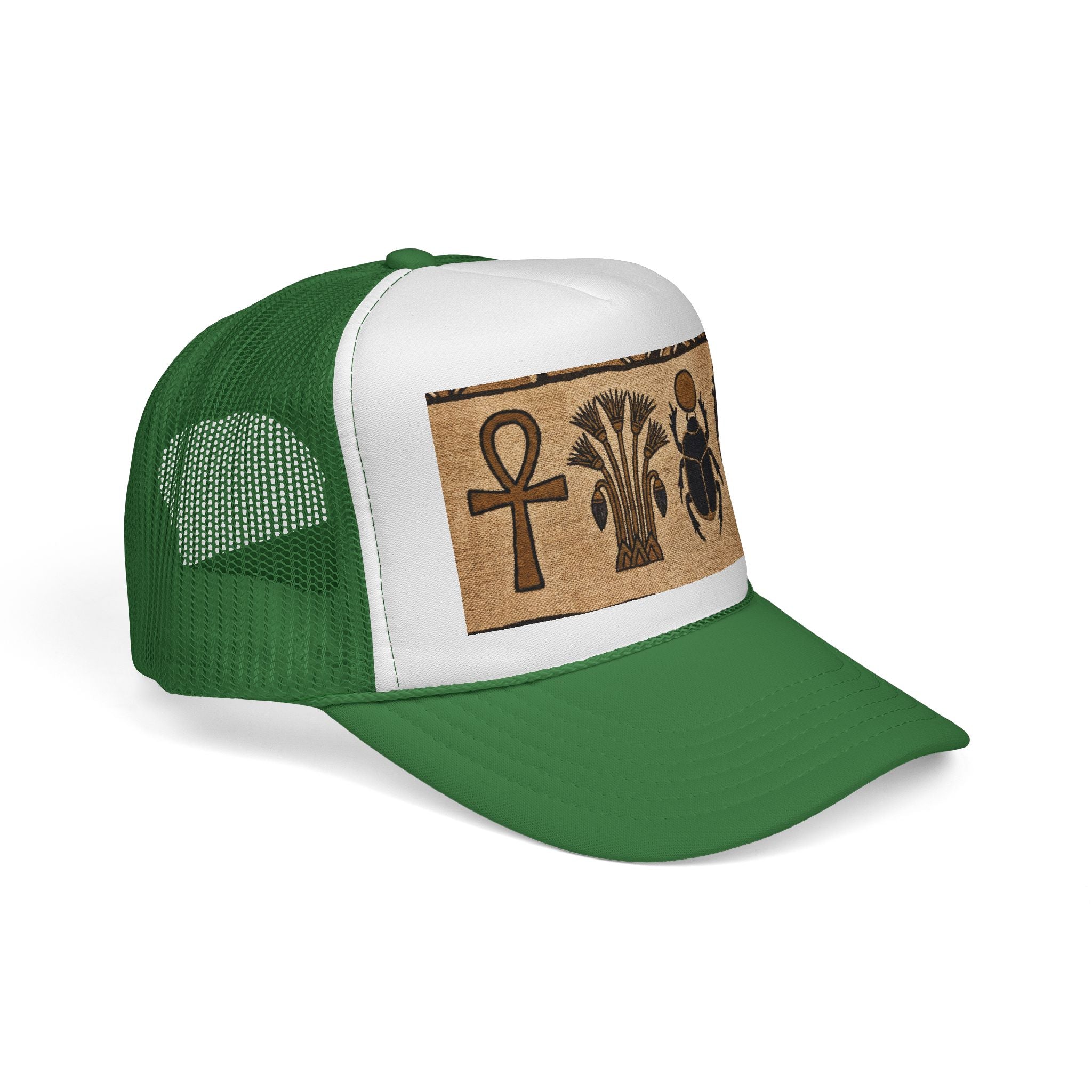 Egyptian Print Trucker Cap