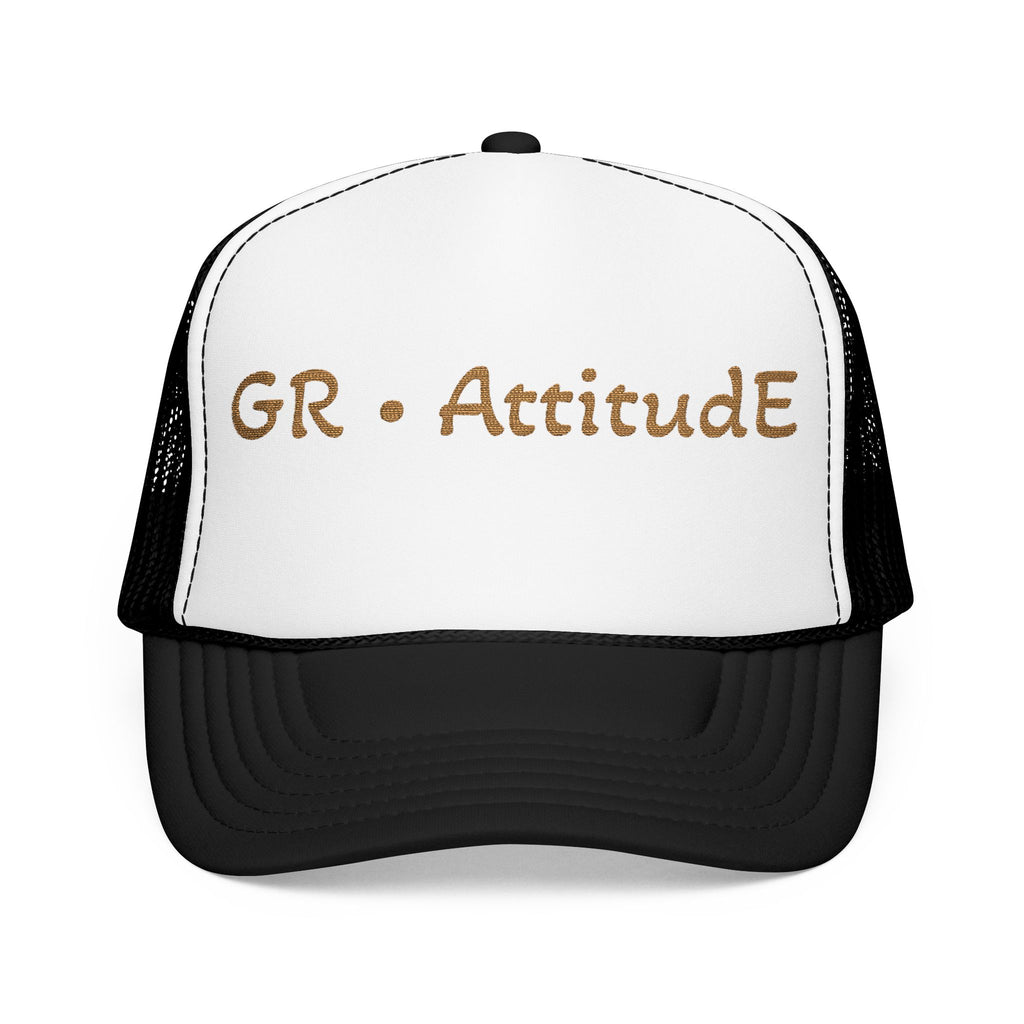 Embroidered Attitude Foam Trucker Hat