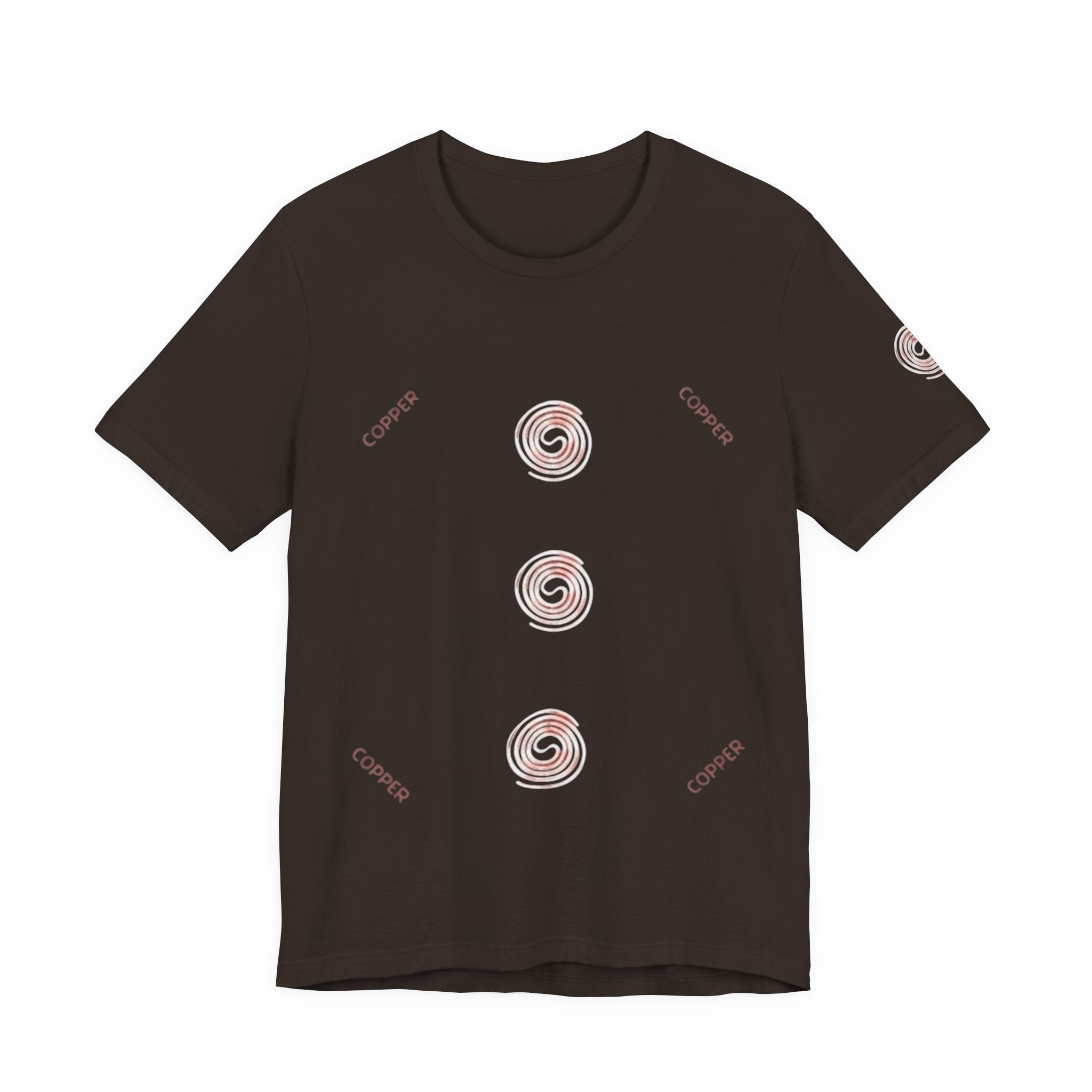 Unisex Casual Copper Tee