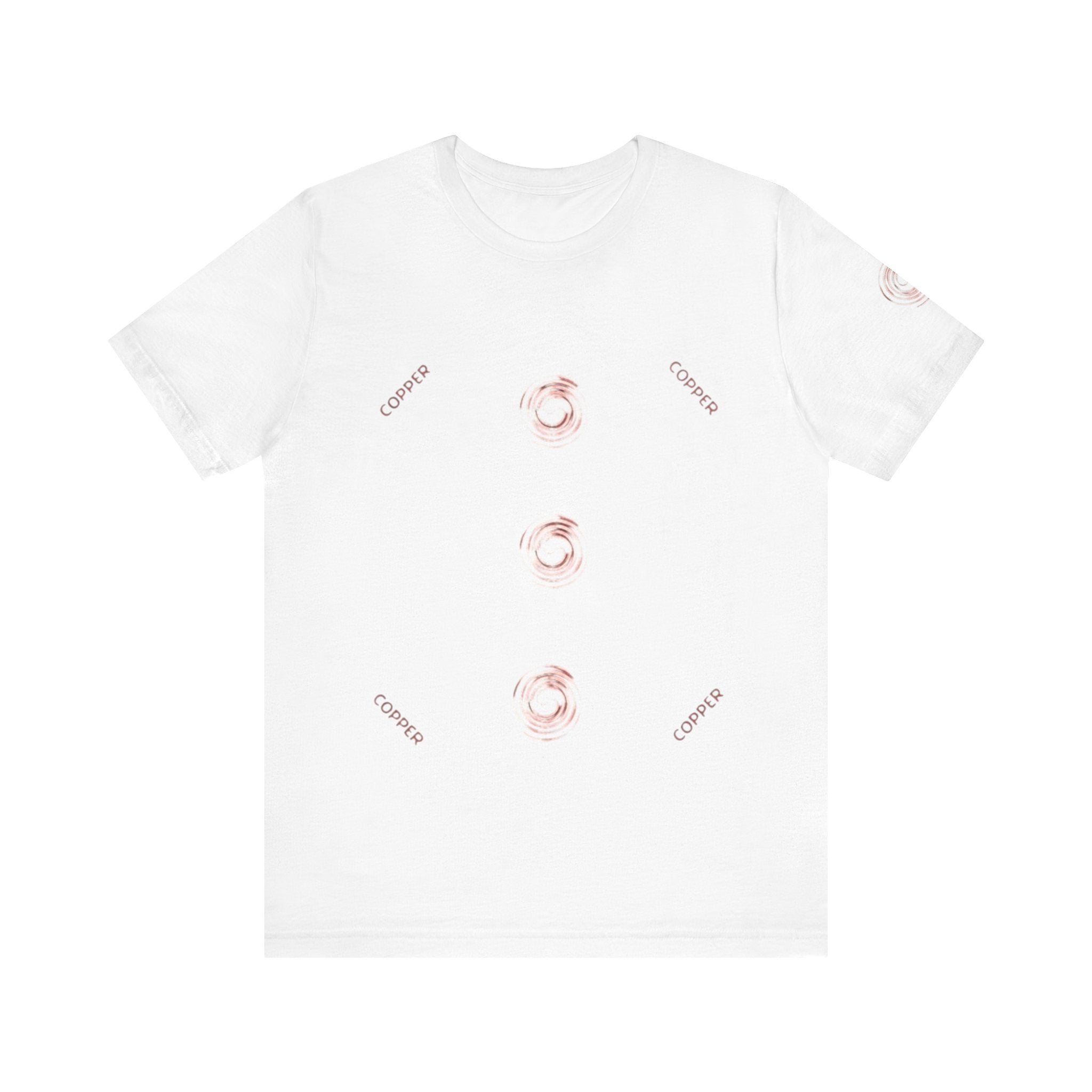 Unisex Casual Copper Tee