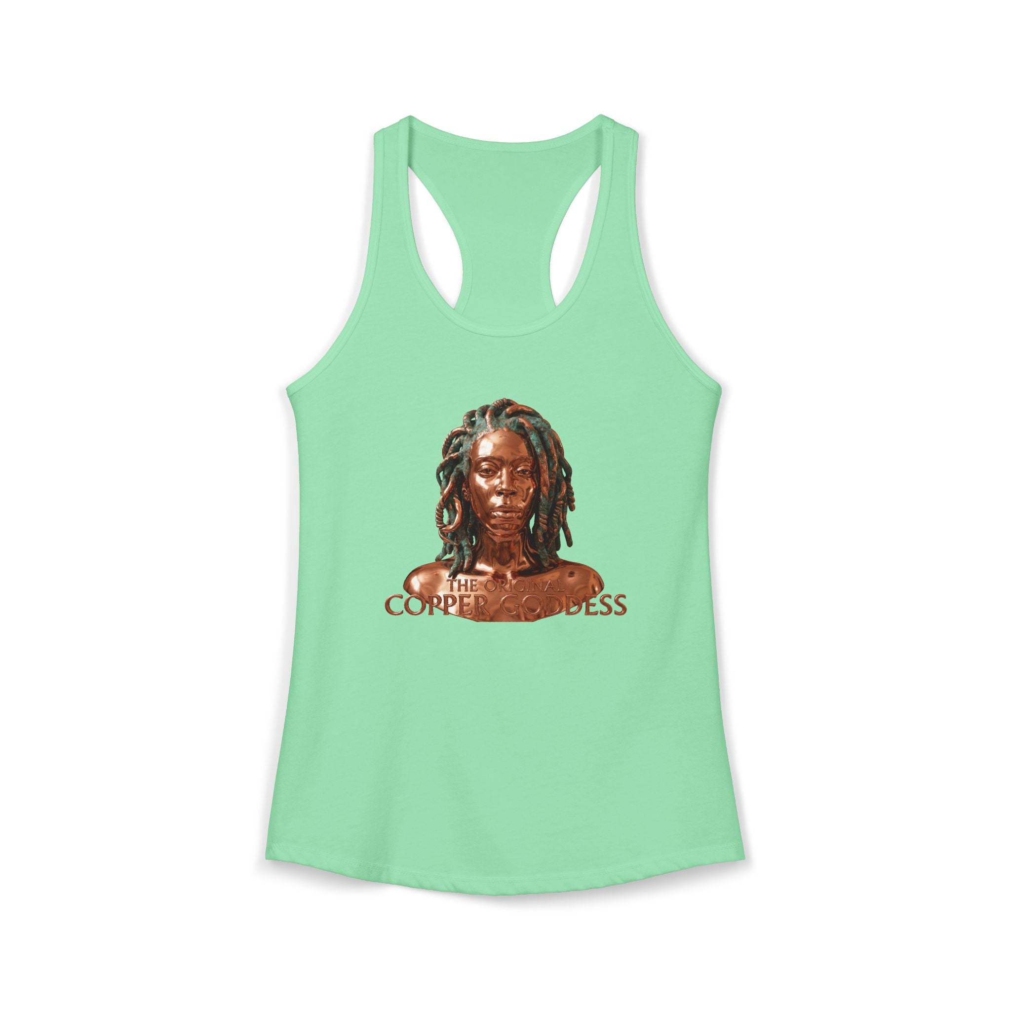 Copper Goddess Racerback Tank Top
