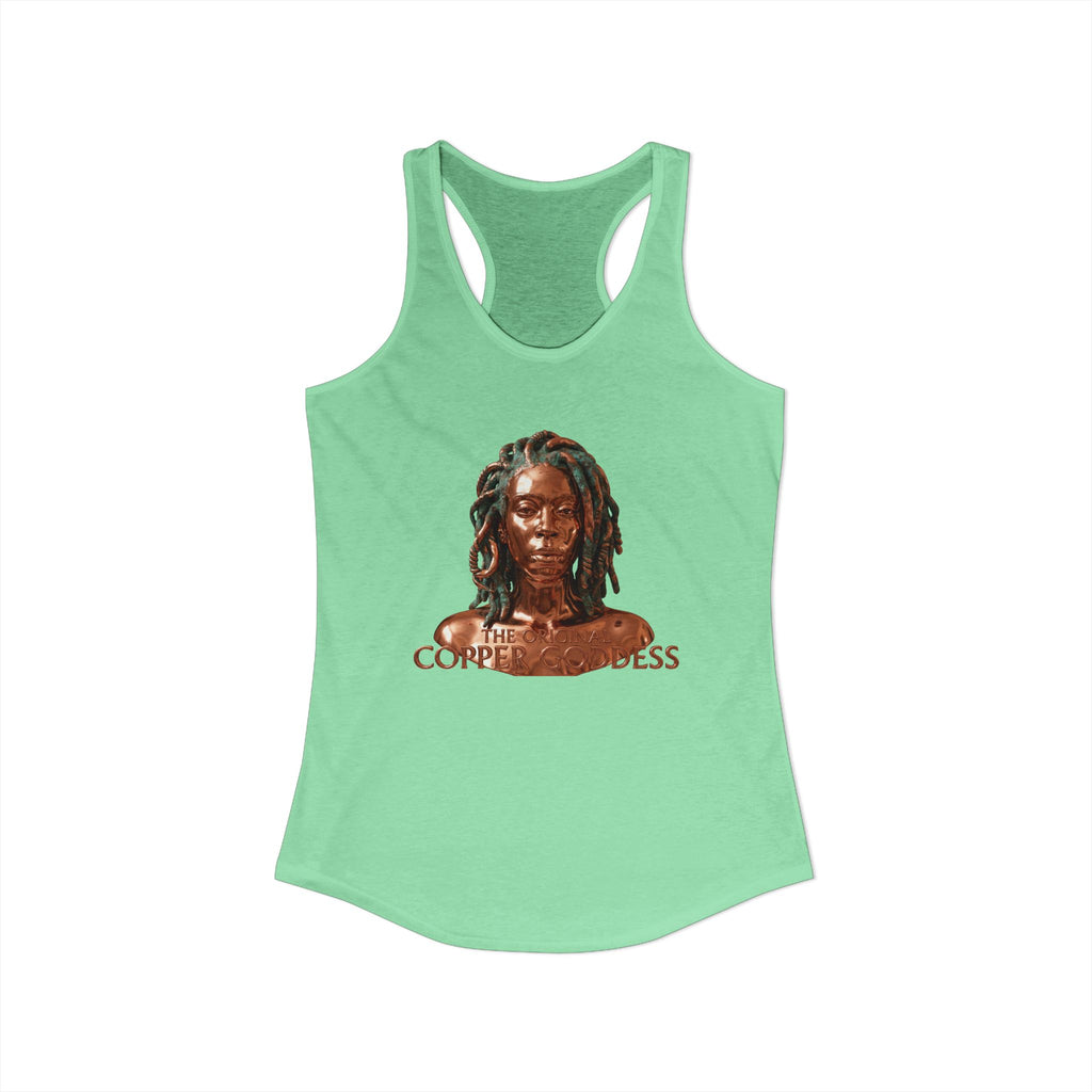 Copper Goddess Racerback Tank Top