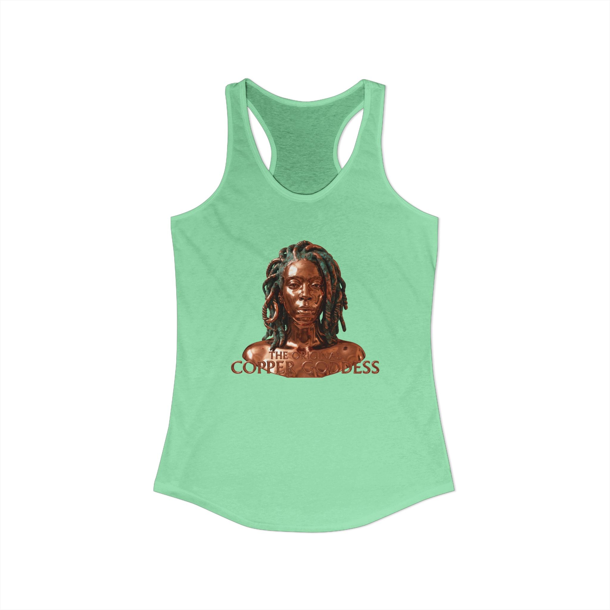 Copper Goddess Racerback Tank Top