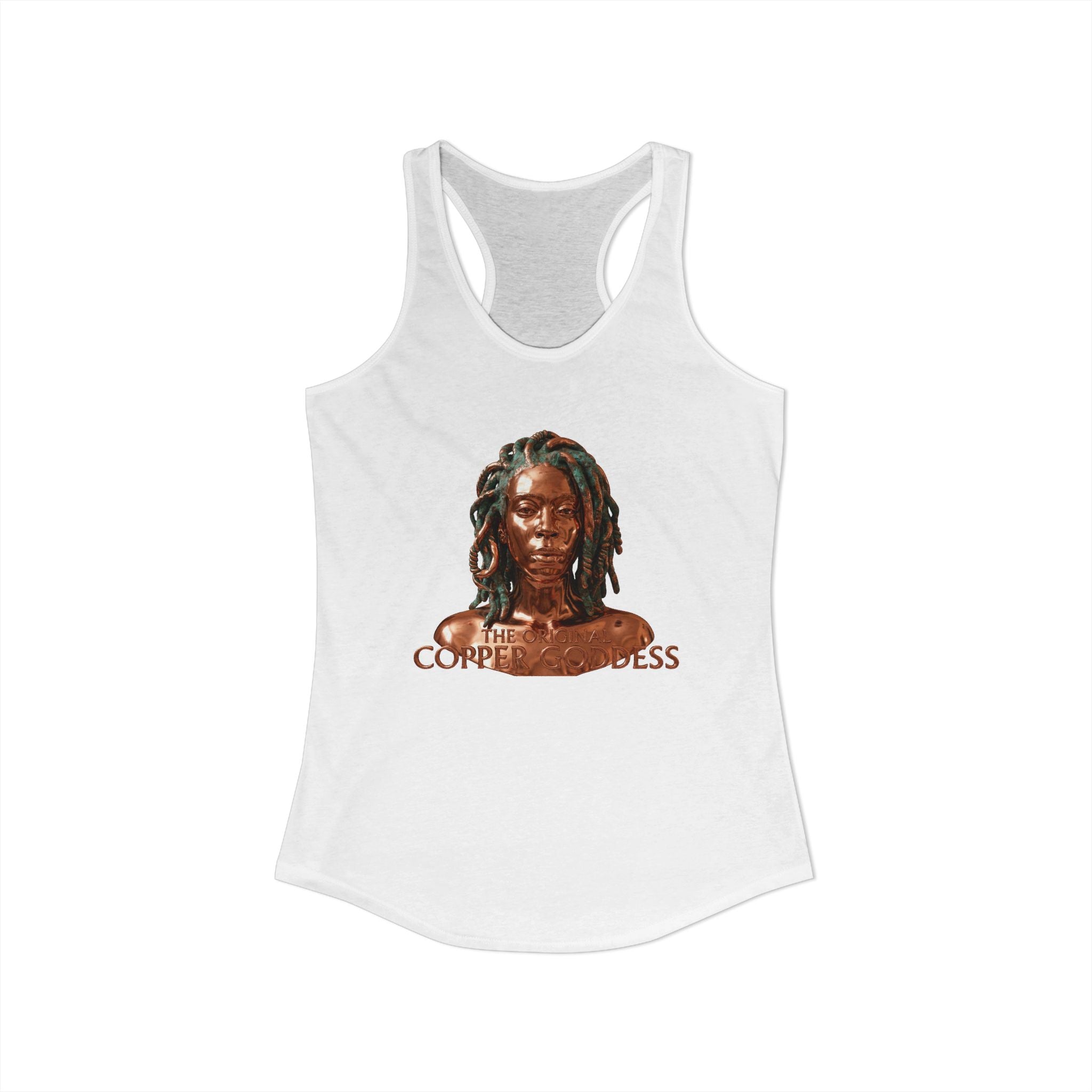 Copper Goddess Racerback Tank Top