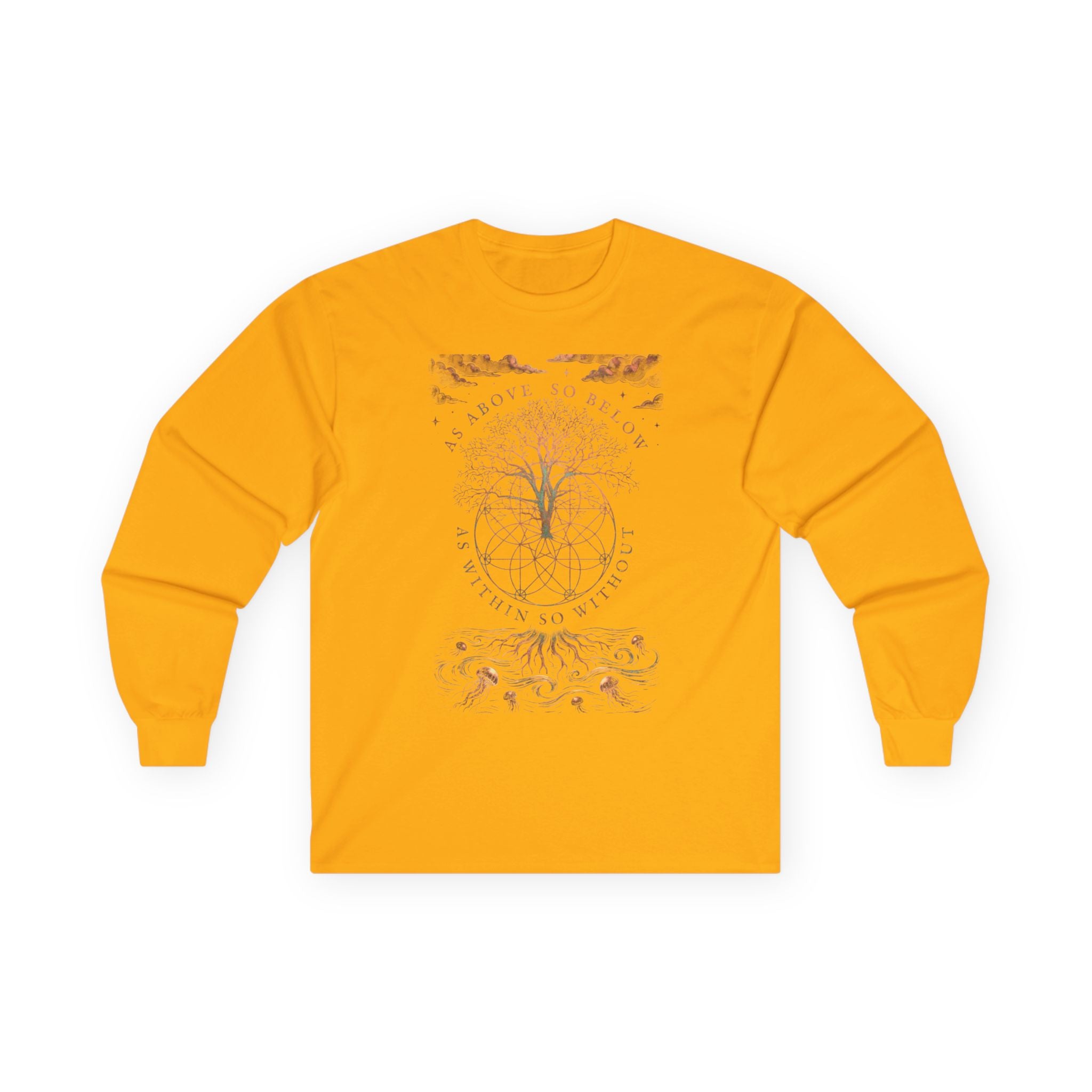 As Above So Below Long Sleeve Tee — “They Didn't Steal Slaves, They Stole” Statement Shirt