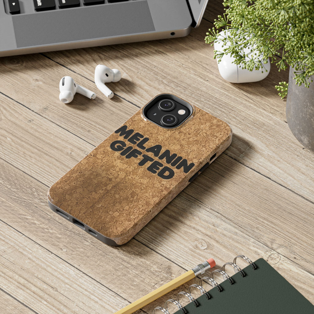 Melanin Gifted Tough Phone Cases, Black Culture Gift, Eco-Friendly Phone Case, Gift for Him, Gift for Her