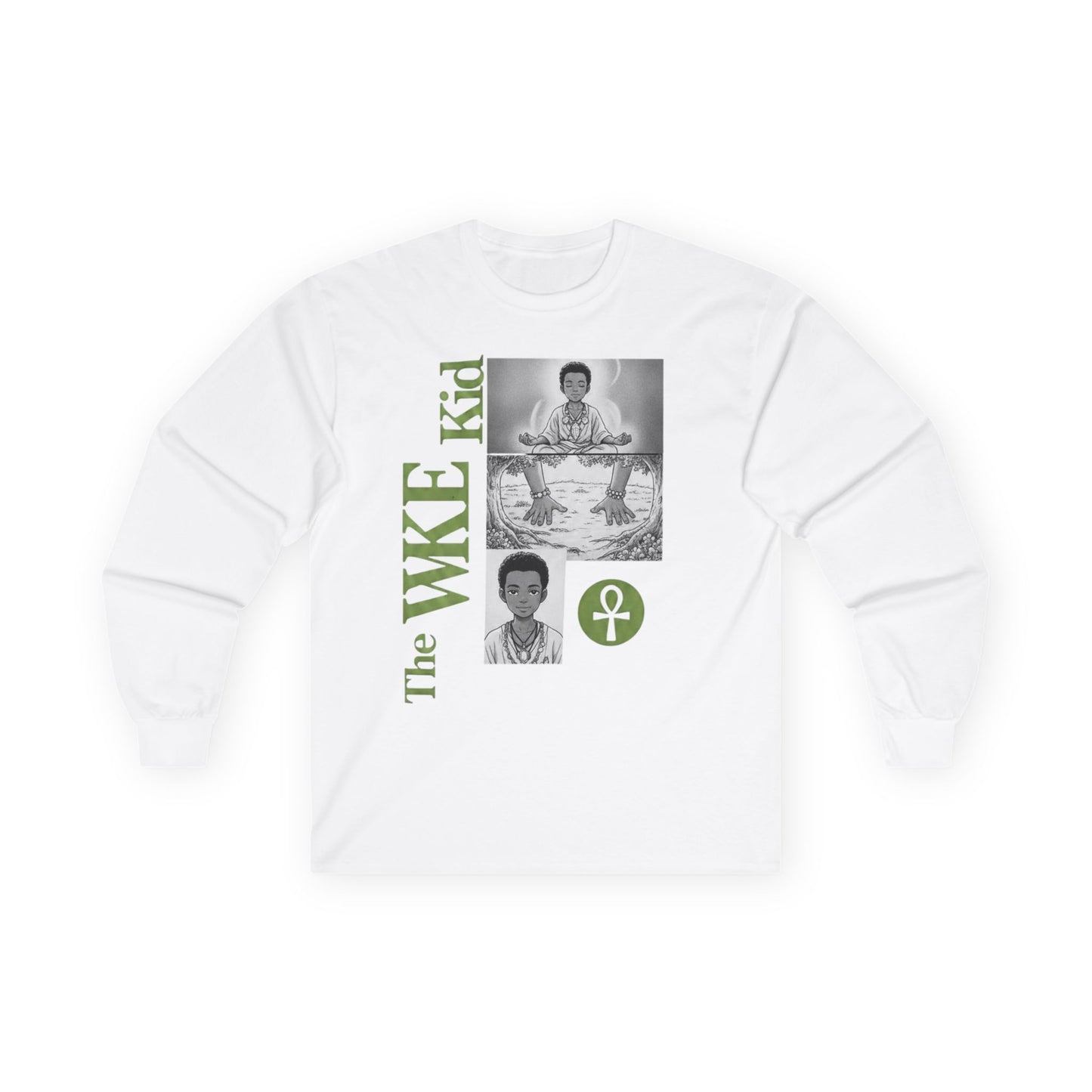 The WKE Kid Unisex Long Sleeve Tee - Retro Inspired Graphic Tee