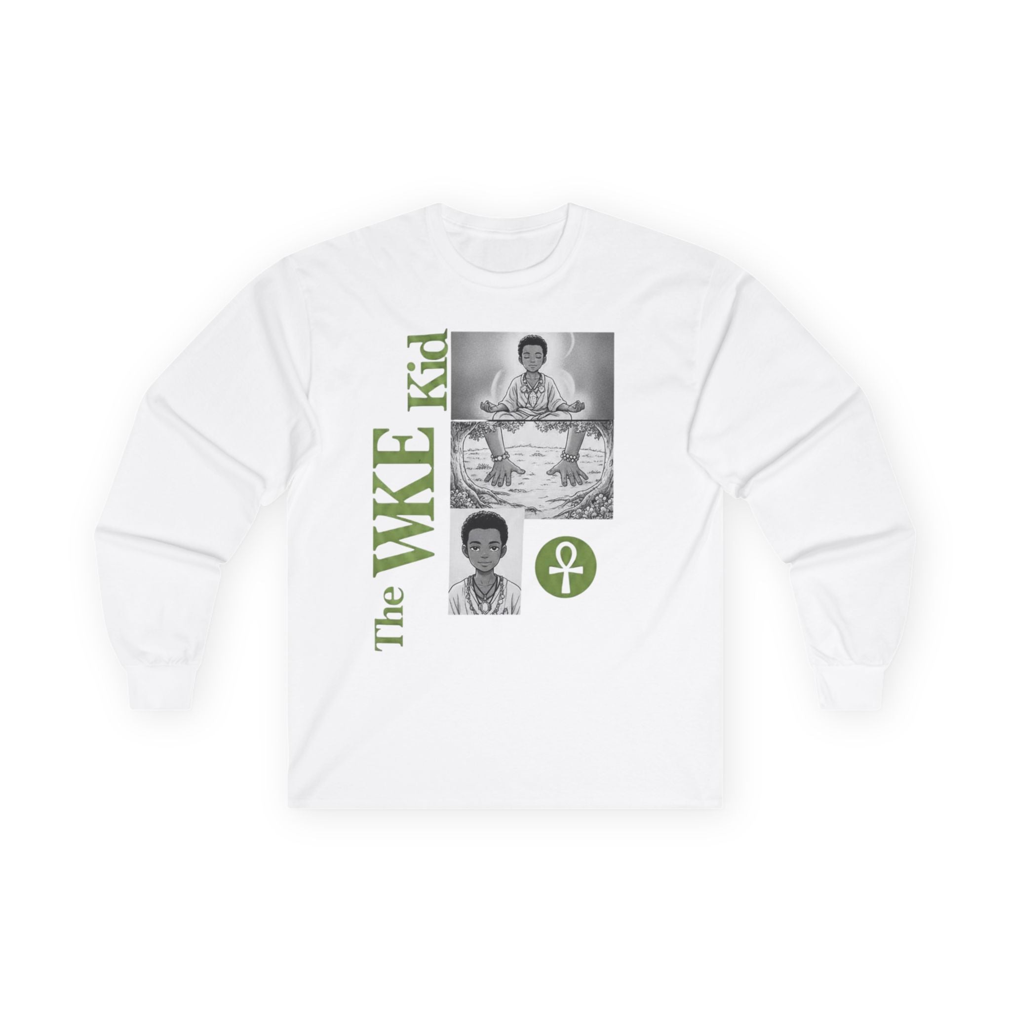 The WKE Kid Unisex Long Sleeve Tee - Retro Inspired Graphic Tee