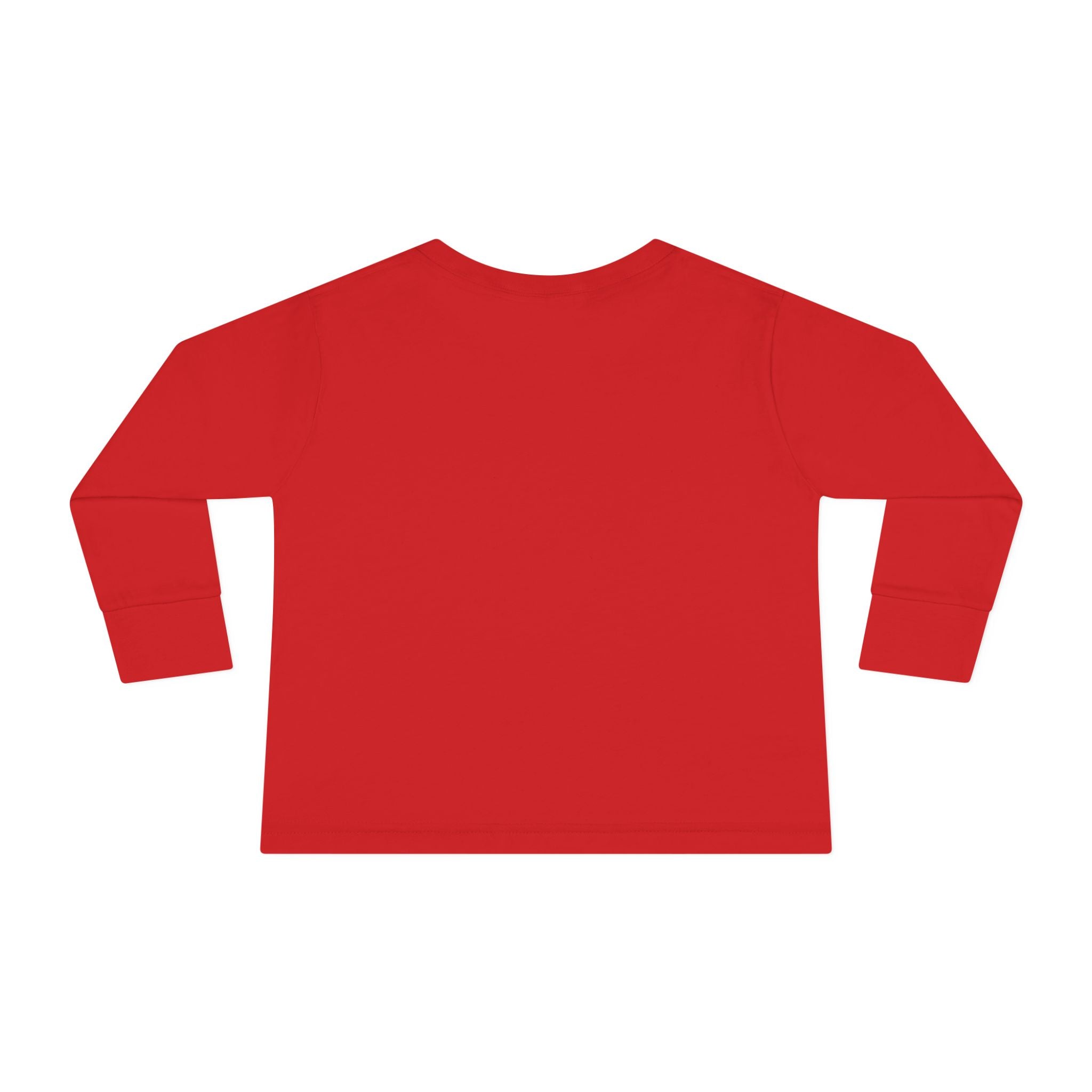 Colorful Elephant Toddler Long Sleeve Tee — Vibrant Safari Animal Shirt for Kids