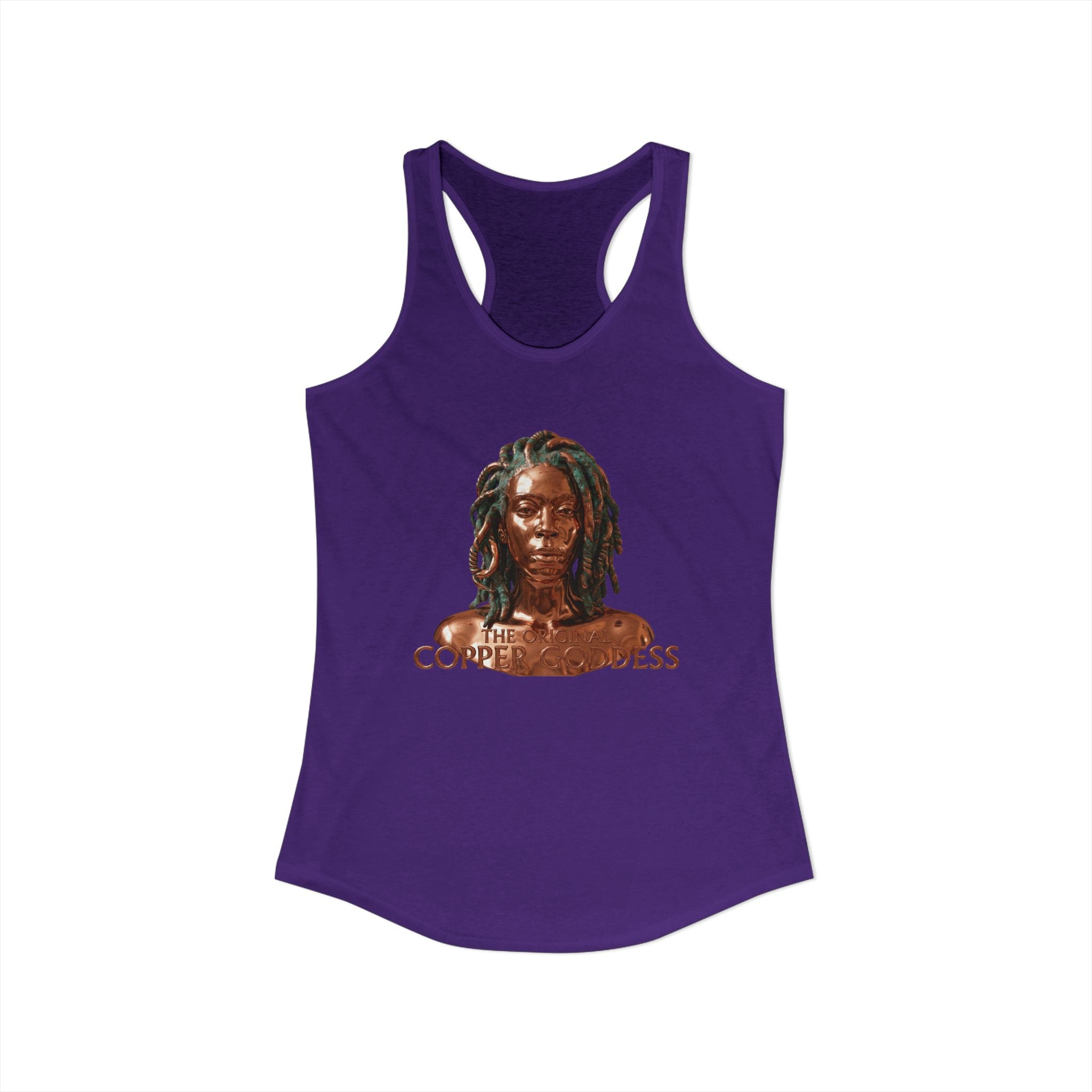 Copper Goddess Racerback Tank Top