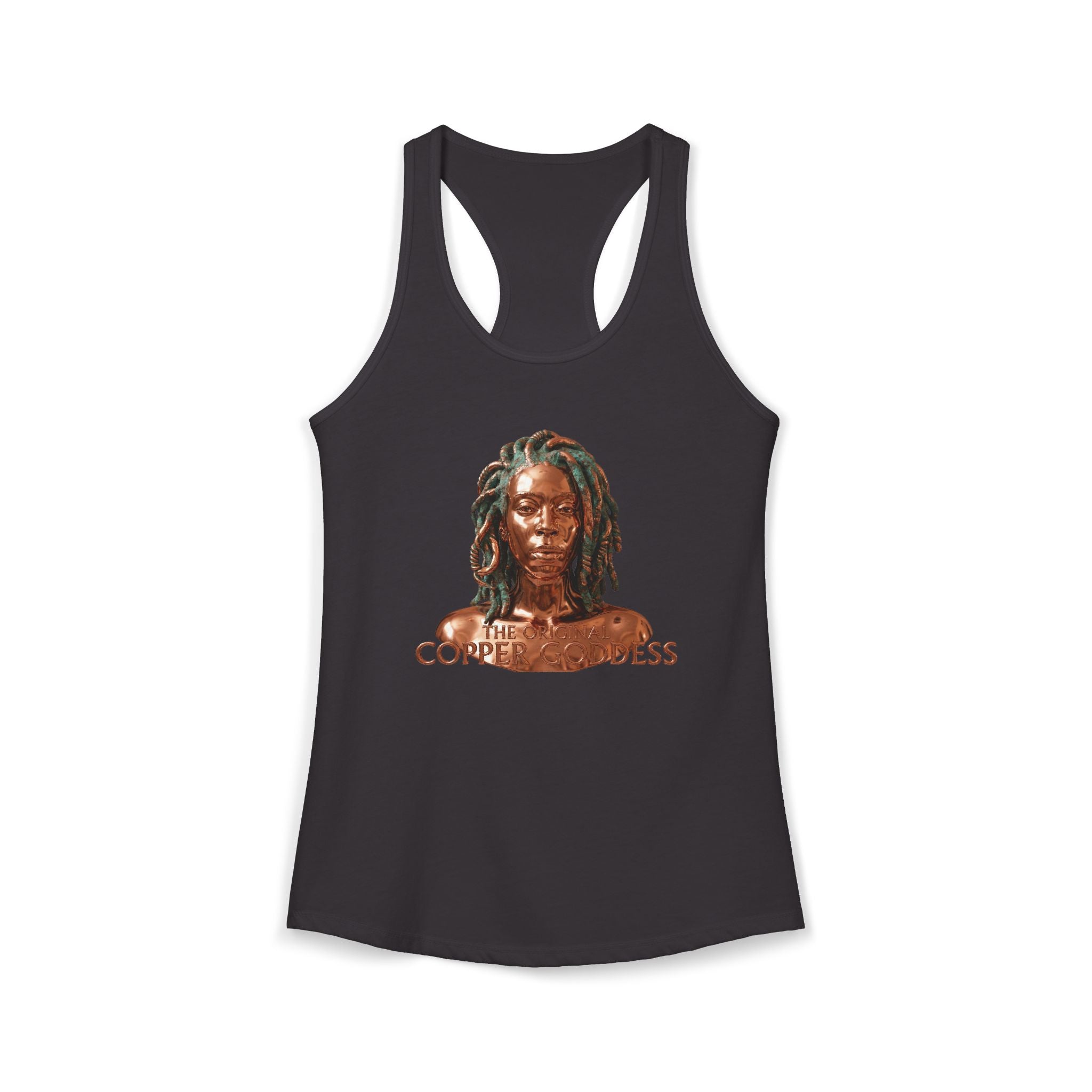 Copper Goddess Racerback Tank Top