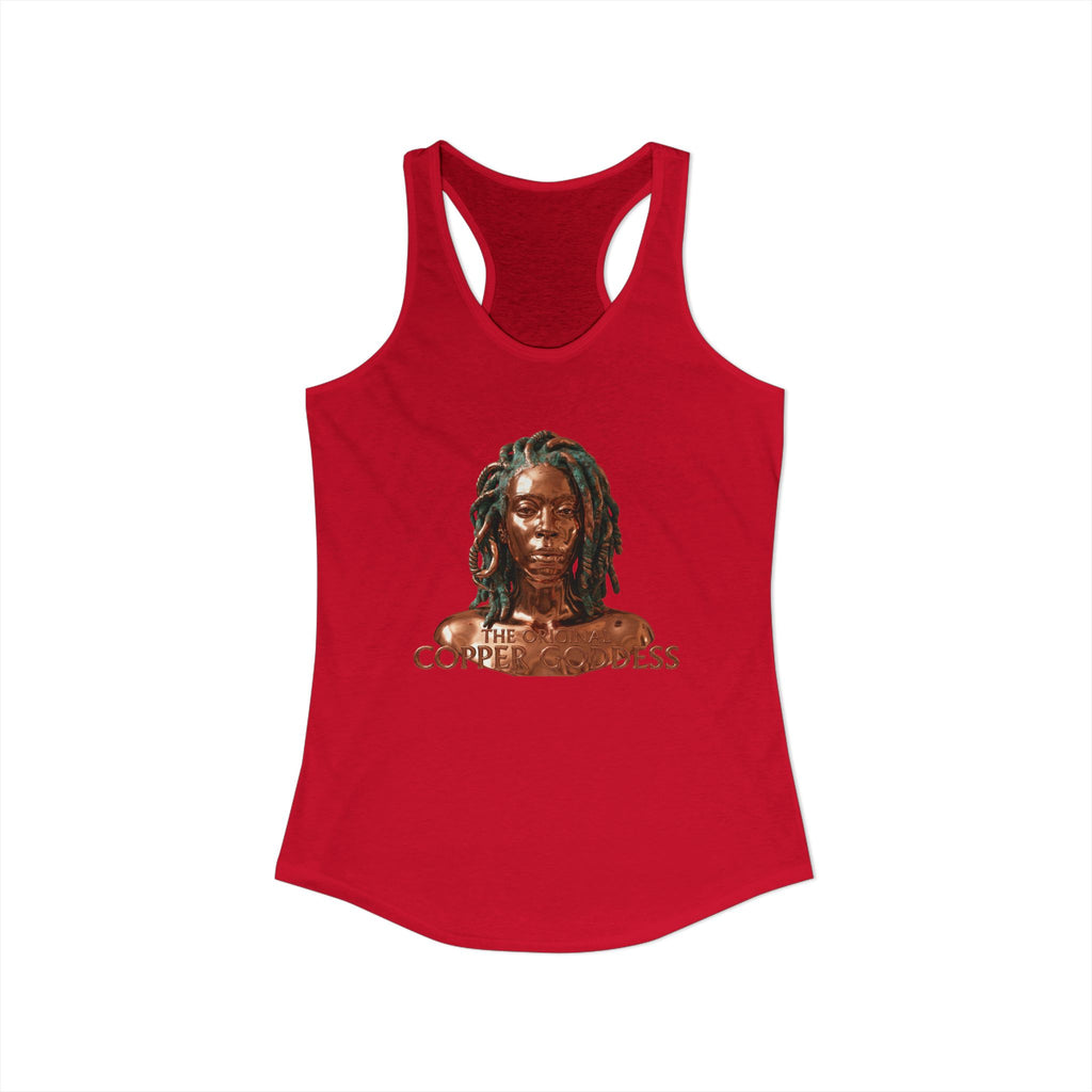 Copper Goddess Racerback Tank Top
