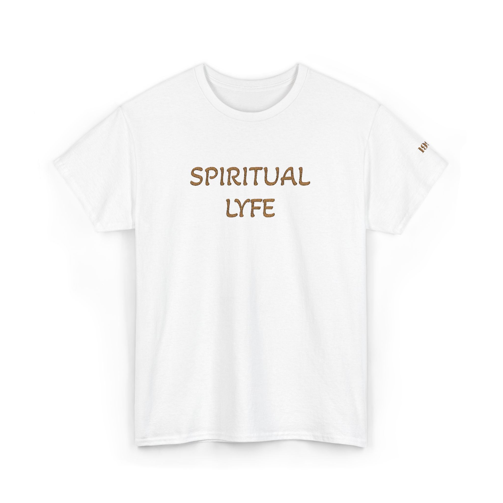 WKE WRLD Spiritual Life Unisex Heavy Cotton Embroidered T Shirt