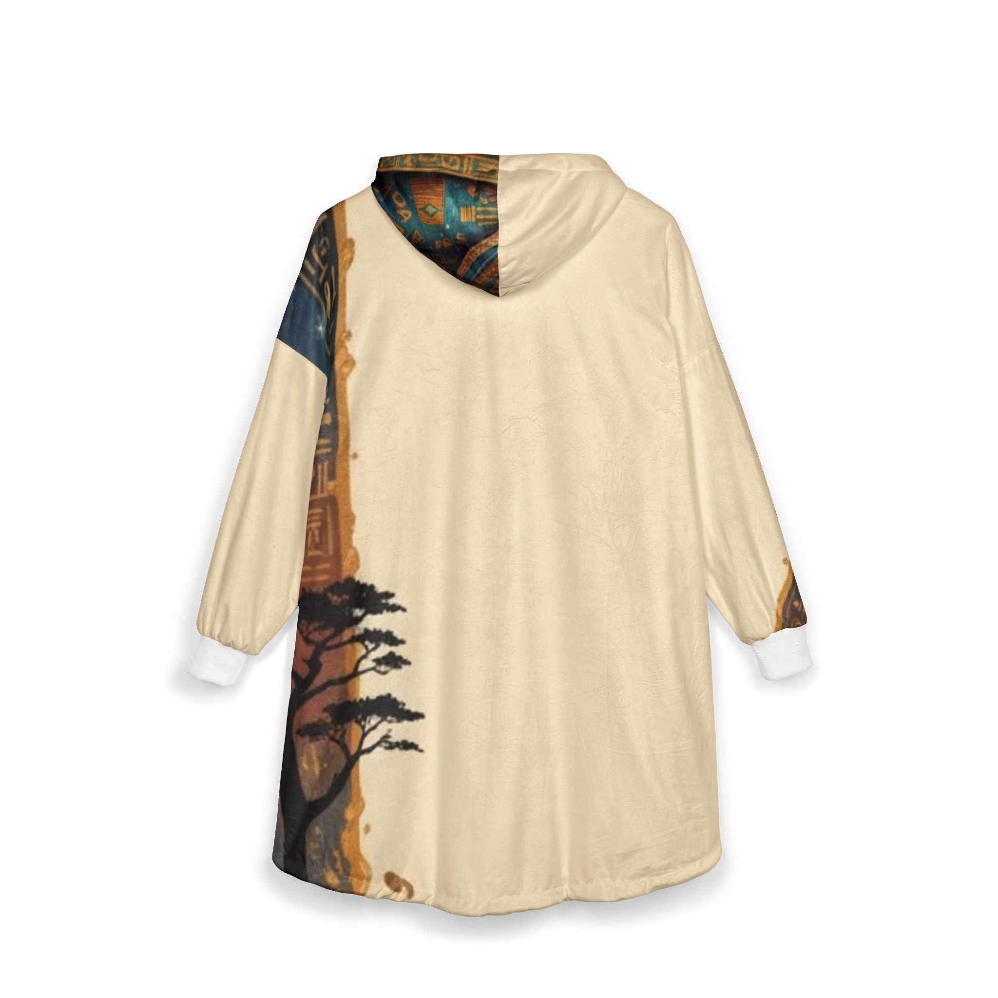 Goddess Unisex Hooded Blanket - Cozy Throw, Multicolor Fleece Wearable Blanket, Gift for Her, Home Decor, Self-Care Essentials