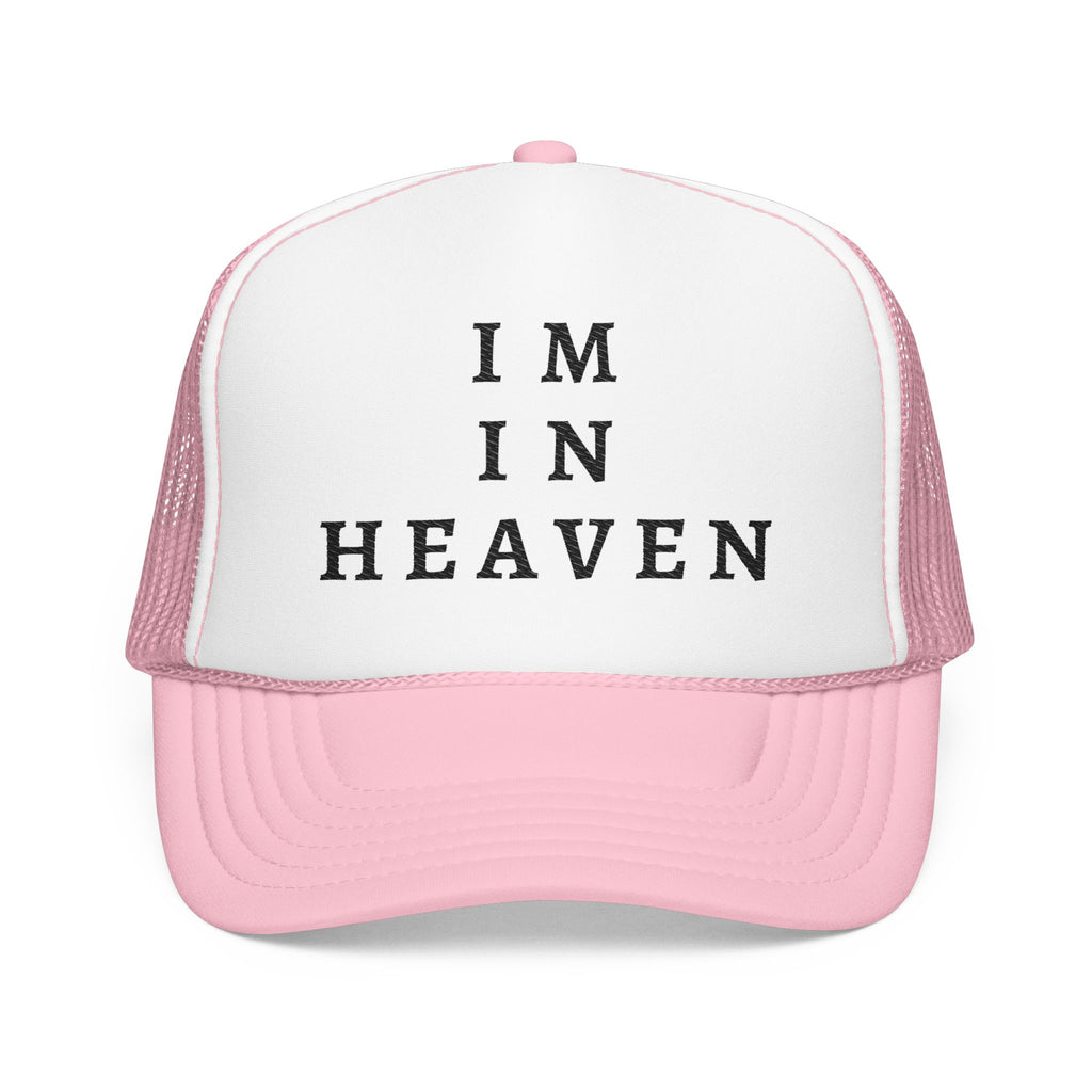 Heavenly Vibes Foam Trucker Hat - Stylish Embroidered Cap