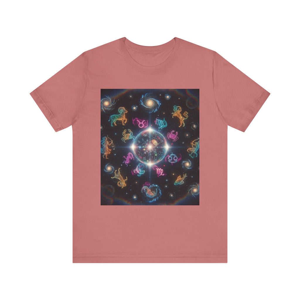 Unisex Zodiac Sign Short Sleeve Tee