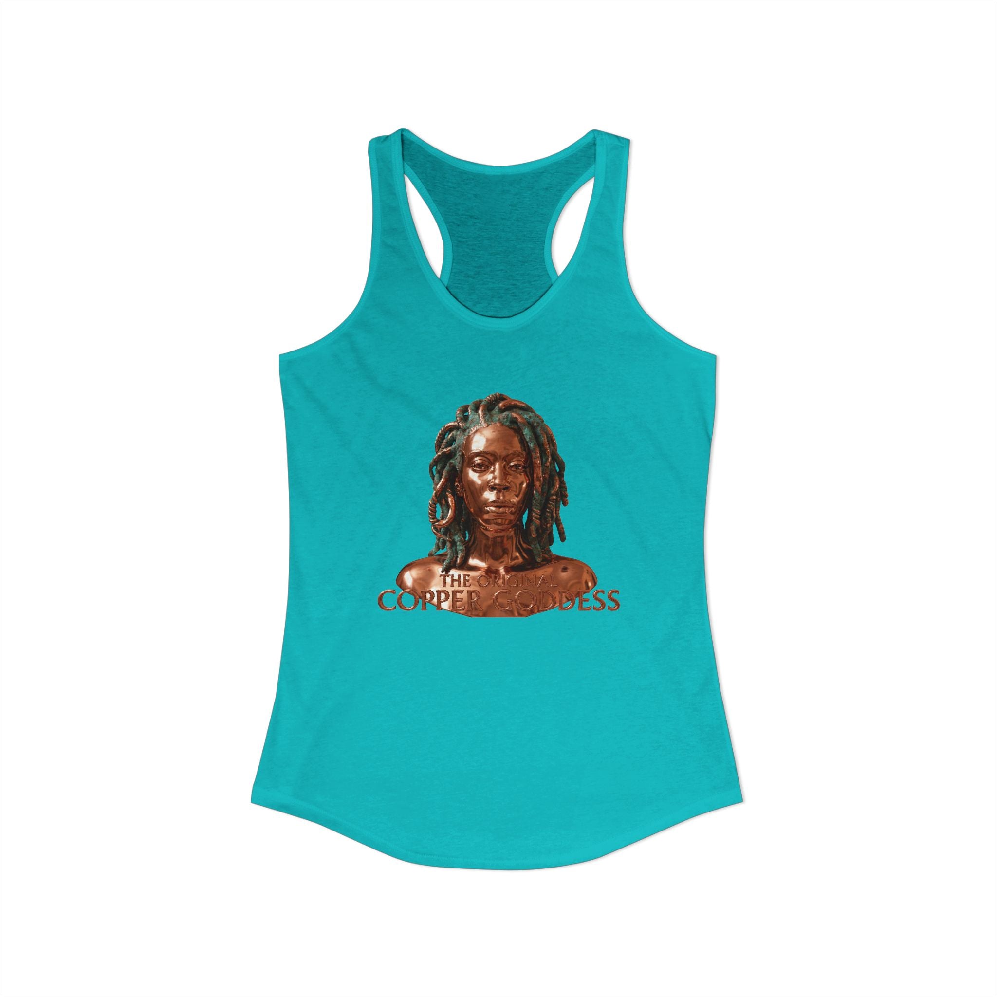 Copper Goddess Racerback Tank Top