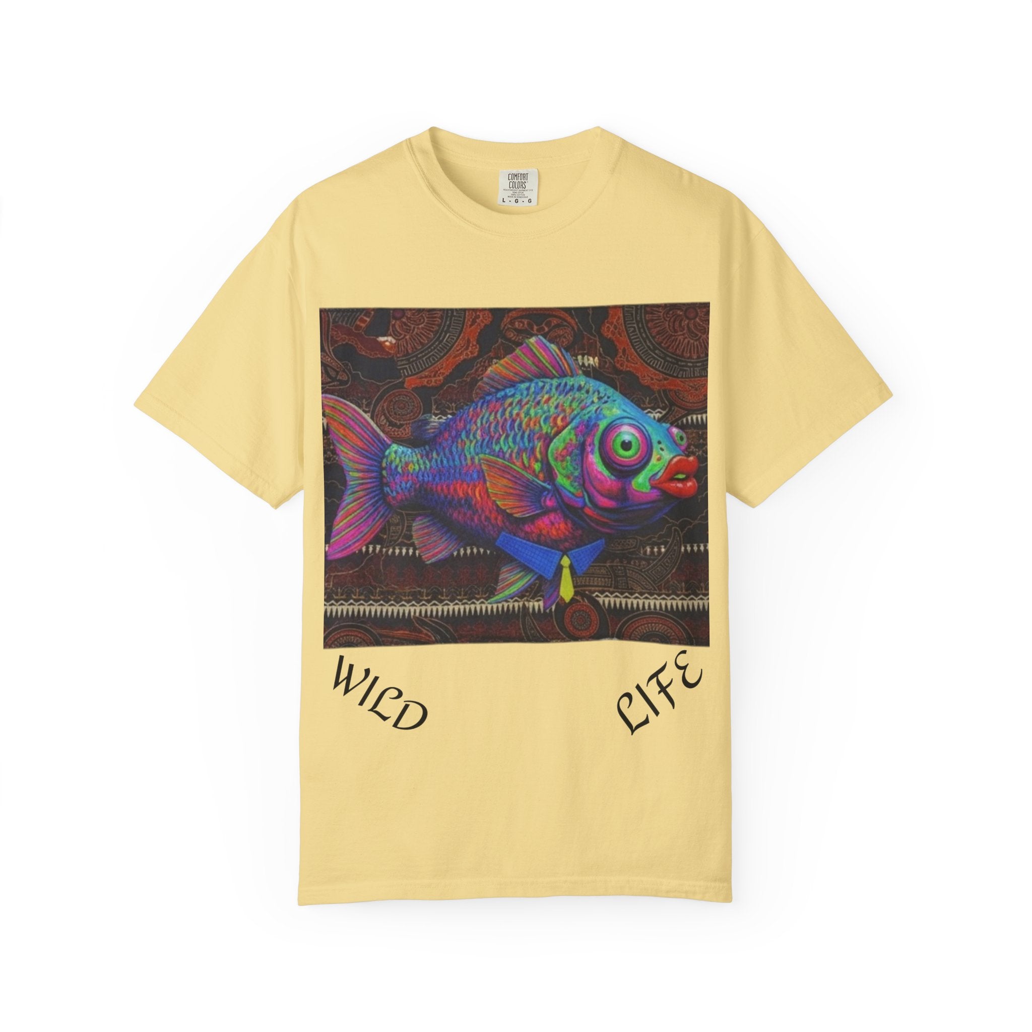 Copy of Copy of Wild Life Chimp Portrait T-Shirt — Colorful Retro Primate Graphic Tee