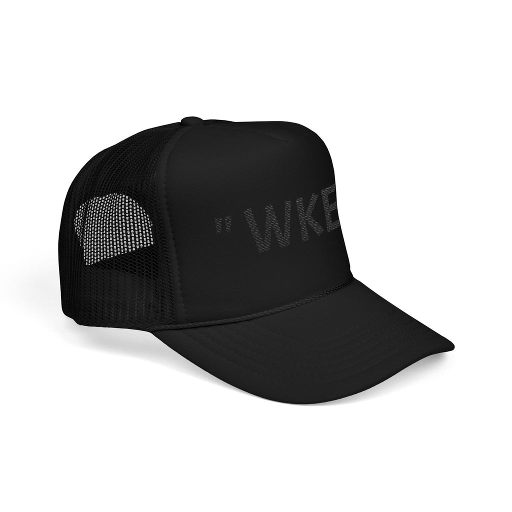 Embroidered Foam Trucker Hat with "WKE" Design