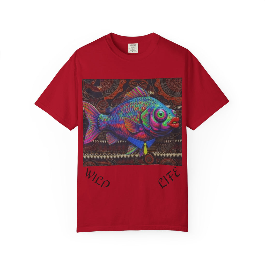 Copy of Copy of Wild Life Chimp Portrait T-Shirt — Colorful Retro Primate Graphic Tee