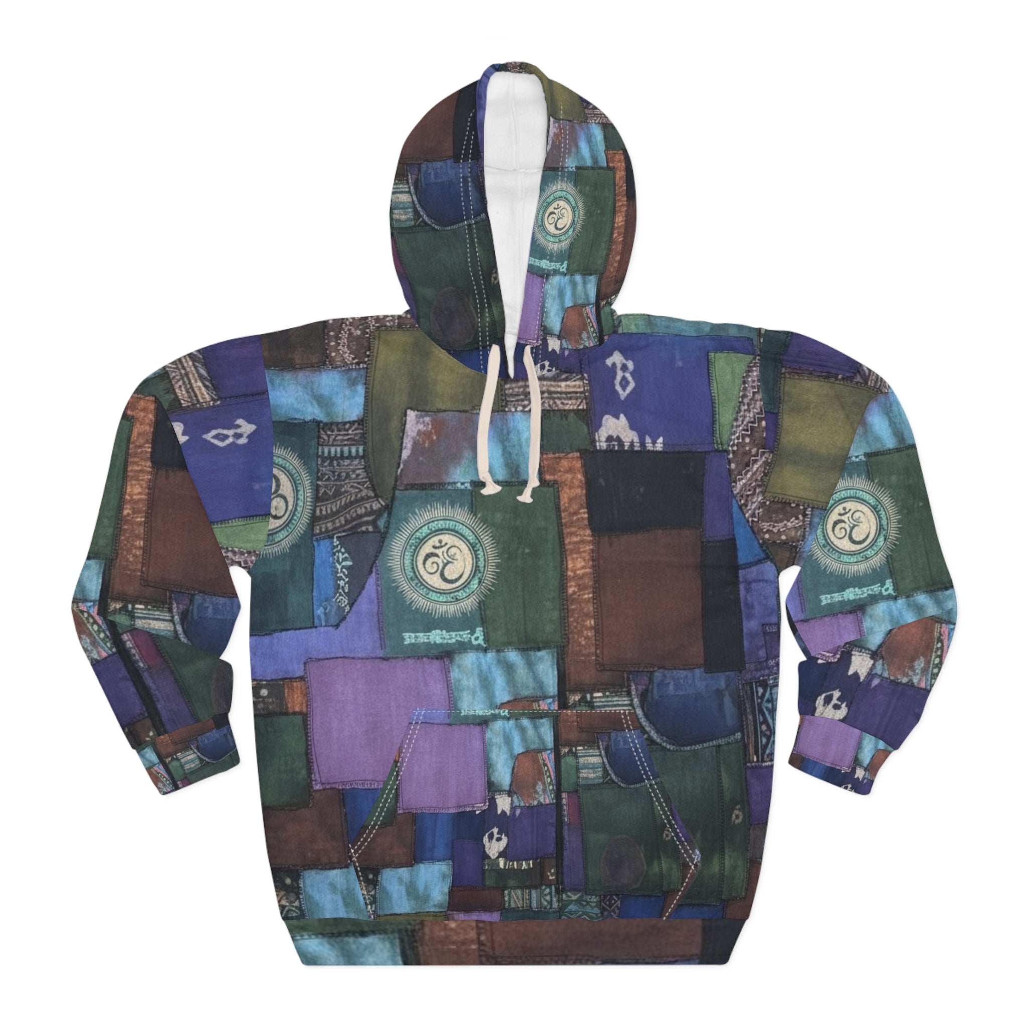 Patchwork Namaste Hoodie