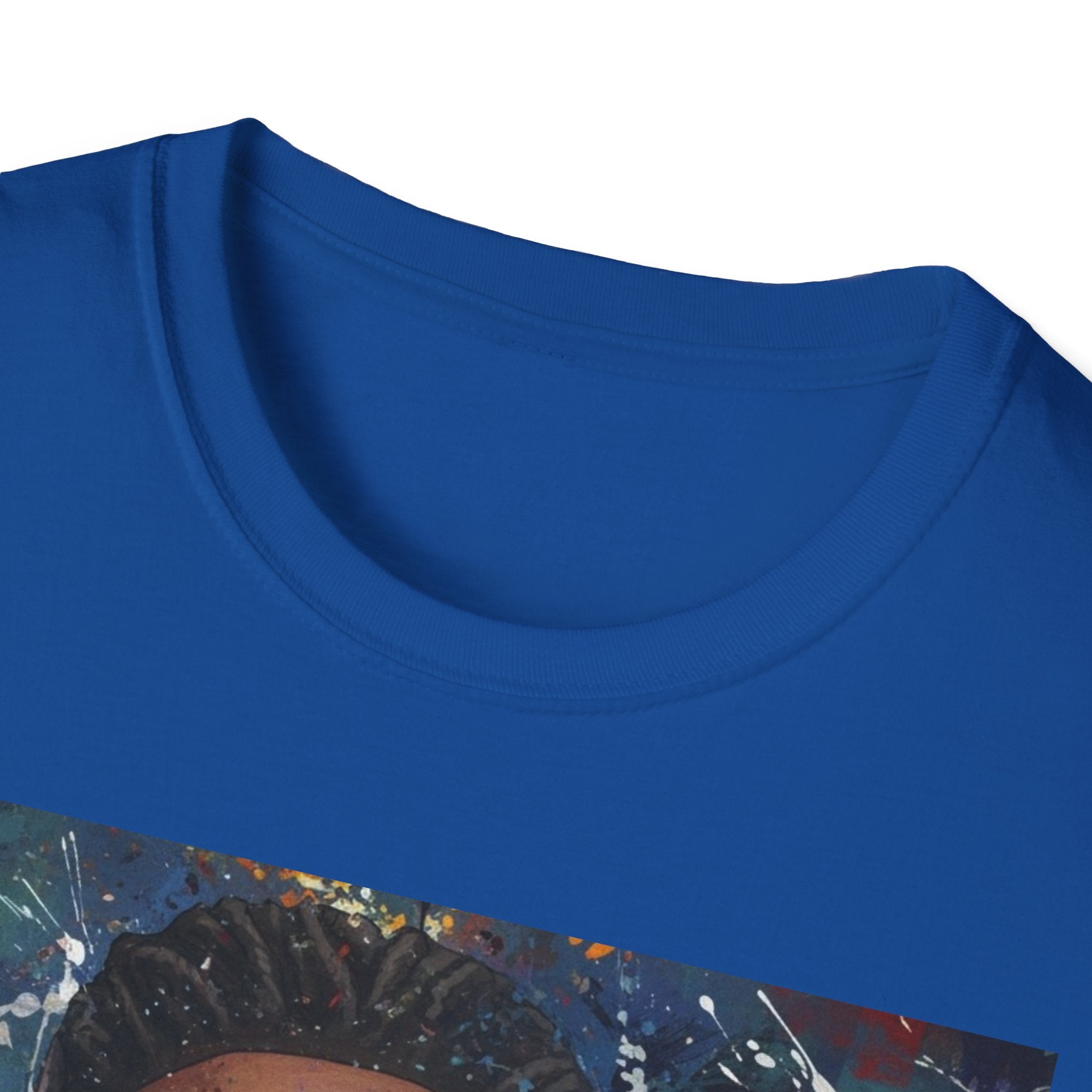 Arcaze Portrait T‑Shirt — Cosmic Musician Artwork