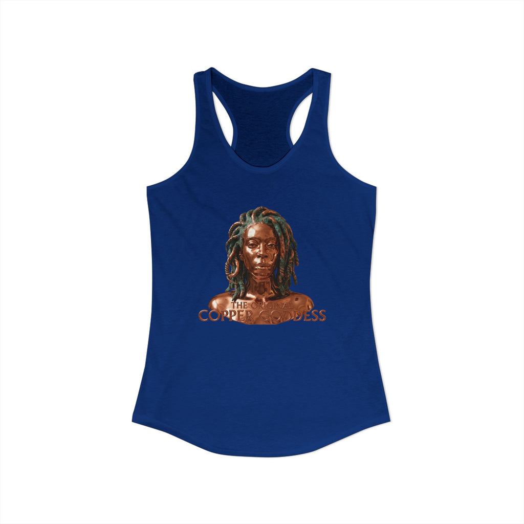 Copper Goddess Racerback Tank Top