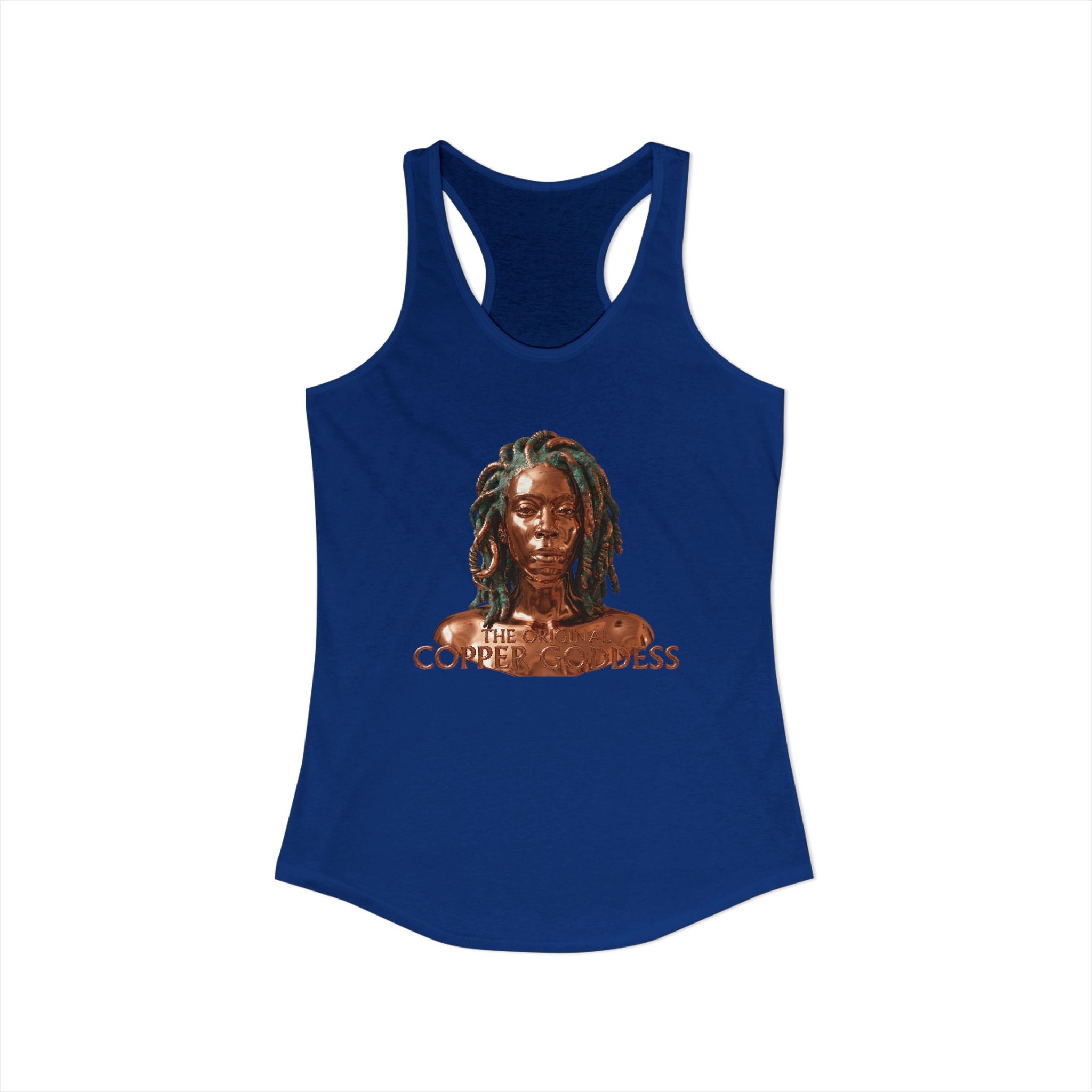 Copper Goddess Racerback Tank Top