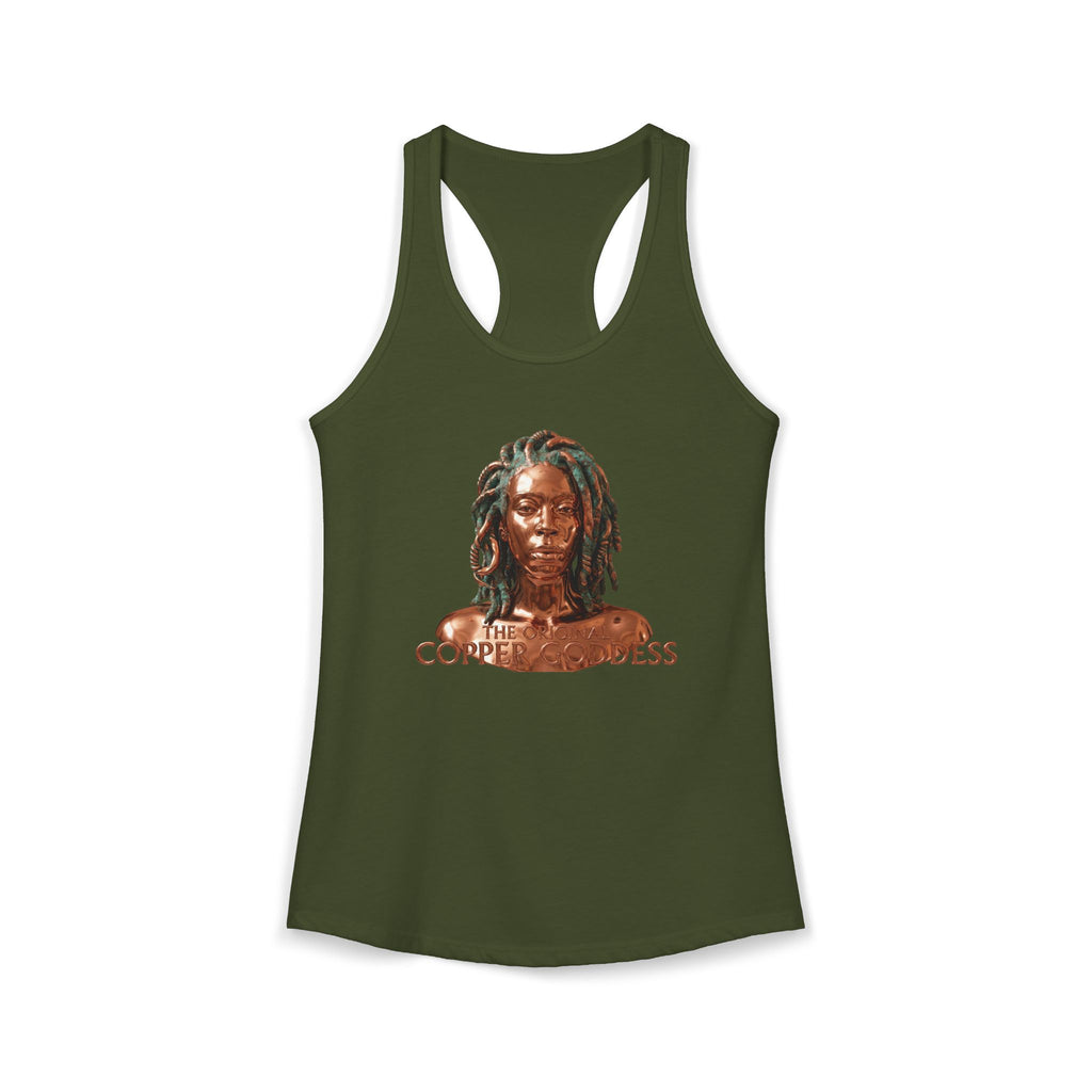 Copper Goddess Racerback Tank Top