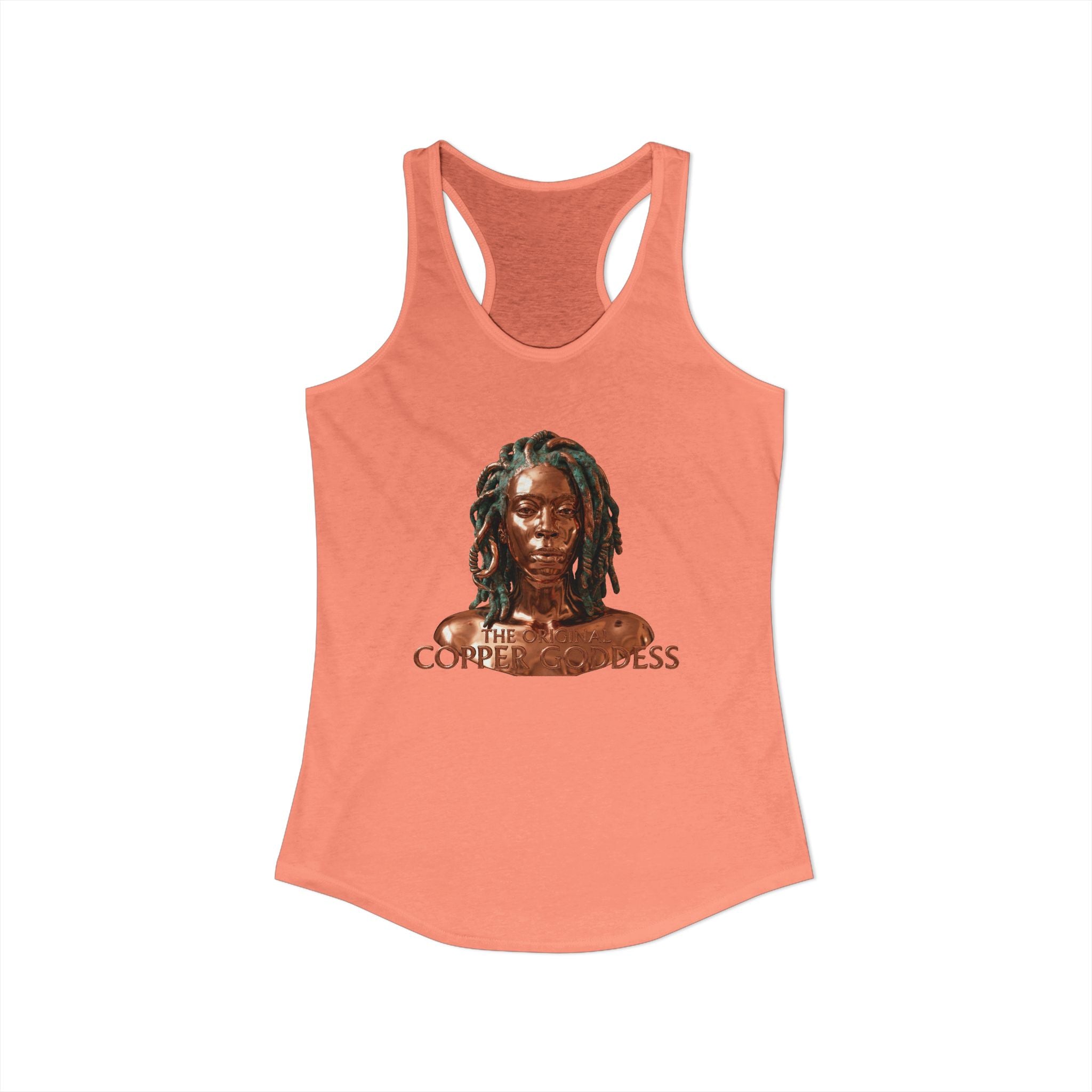 Copper Goddess Racerback Tank Top