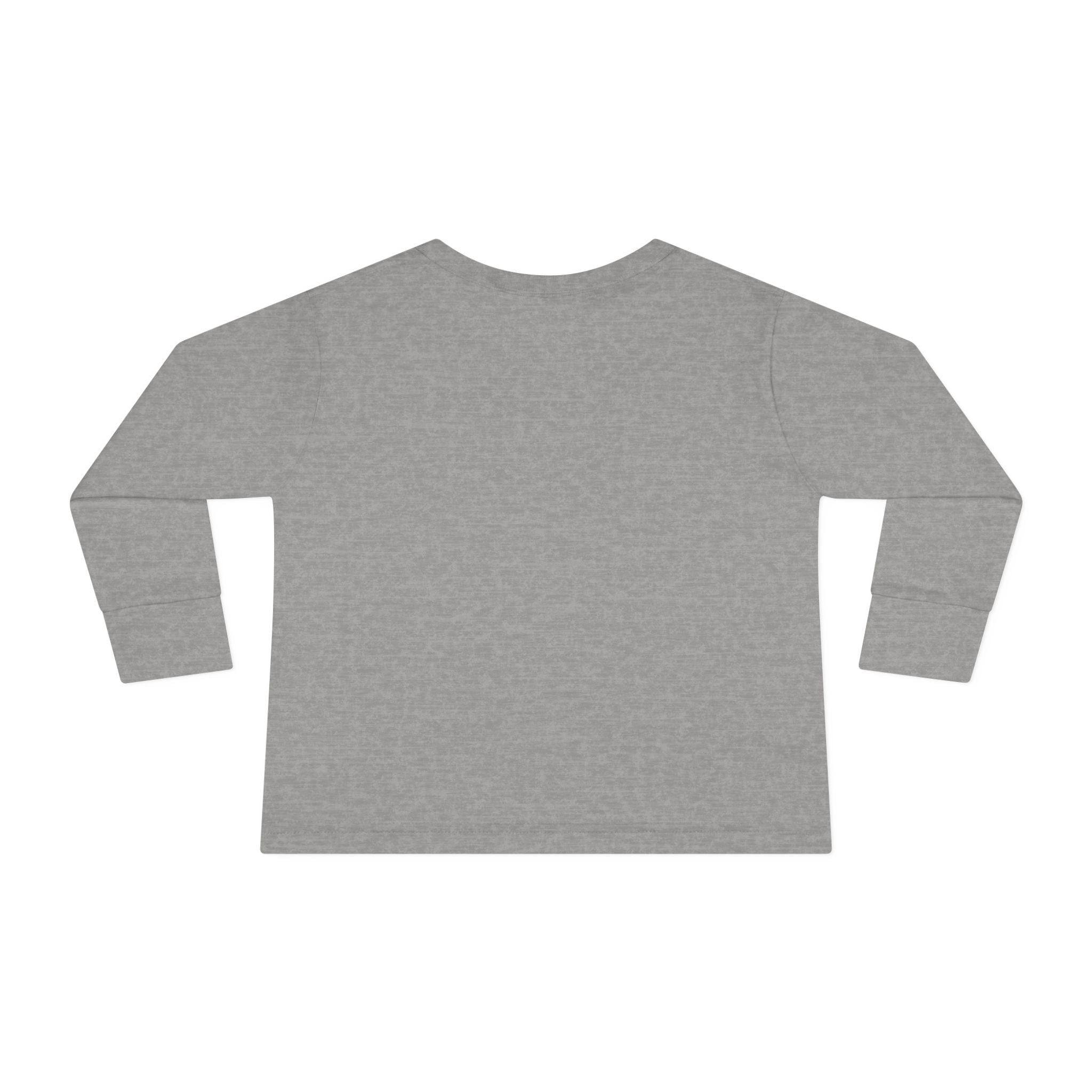 Colorful Elephant Toddler Long Sleeve Tee — Vibrant Safari Animal Shirt for Kids