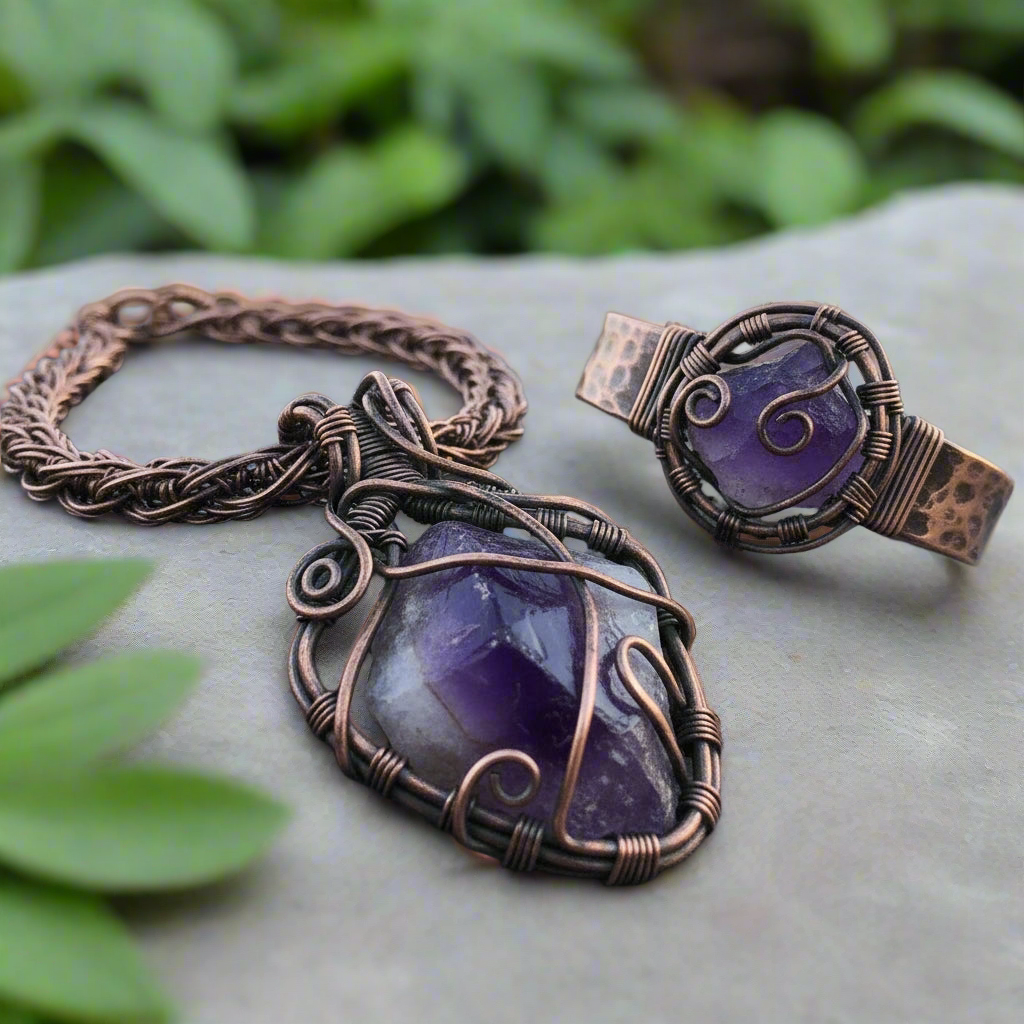 Amethyst set