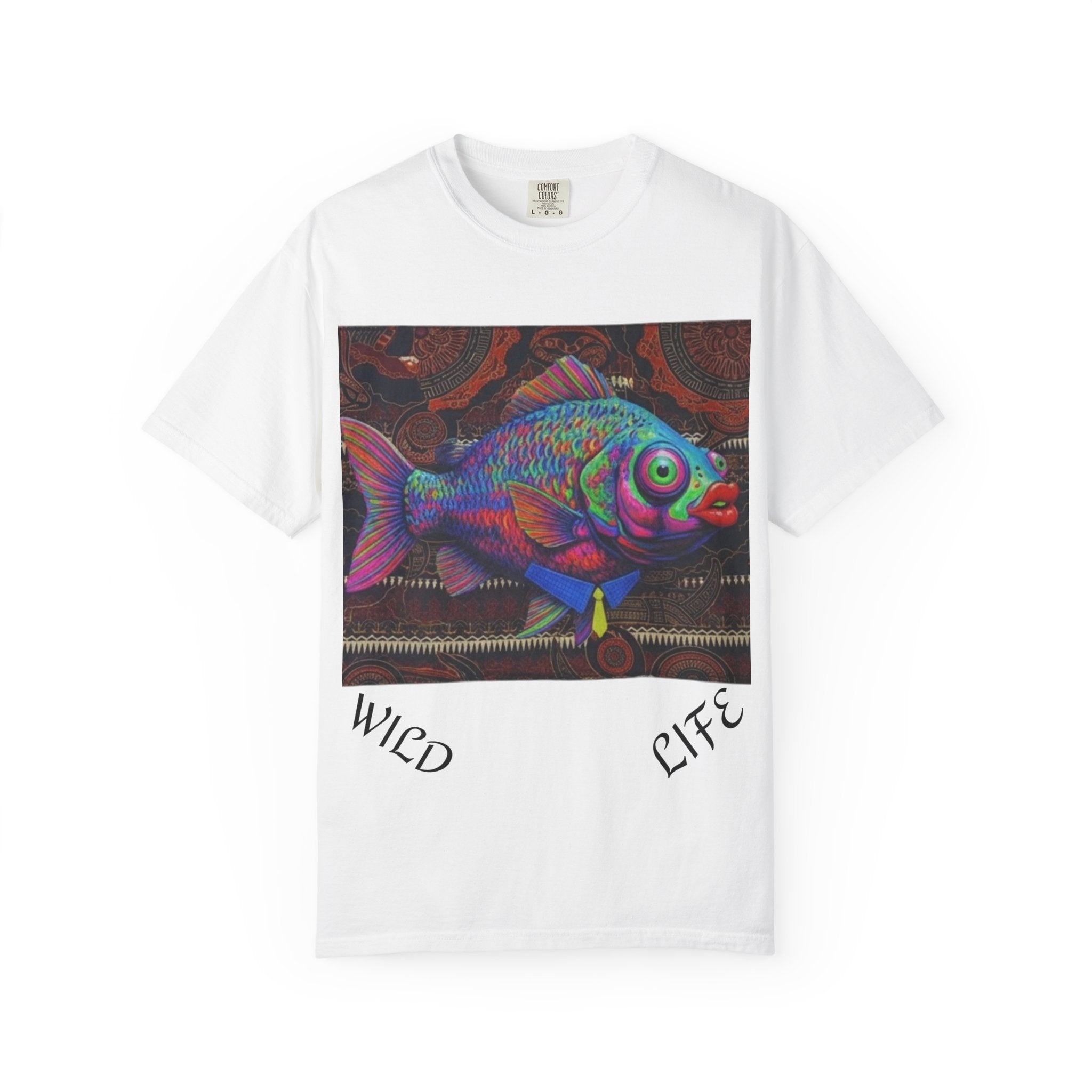 Copy of Copy of Wild Life Chimp Portrait T-Shirt — Colorful Retro Primate Graphic Tee
