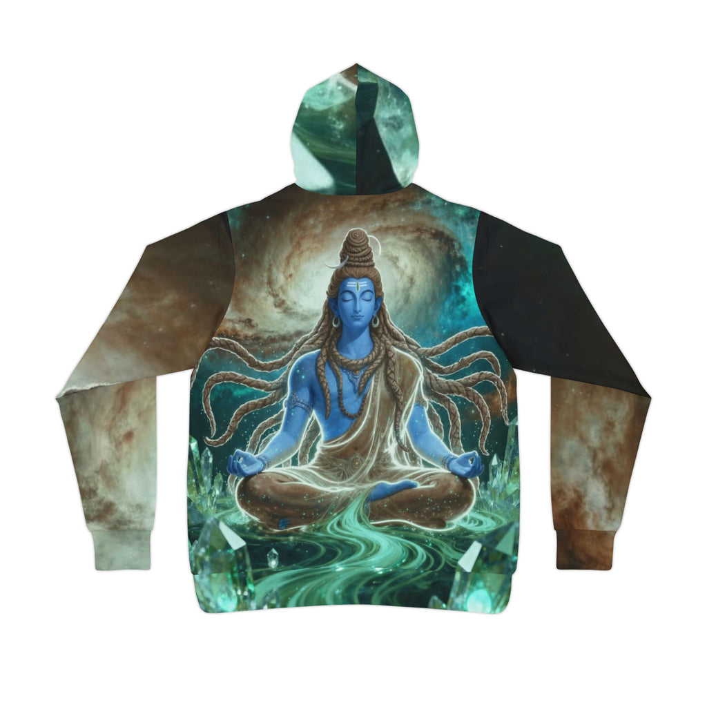 WKE WRLD Artistic Yoga Hoodie, Spiritual Sweatshirt, Bohemian Athletic Wear, Meditation Apparel, Unique Gift for Yogis