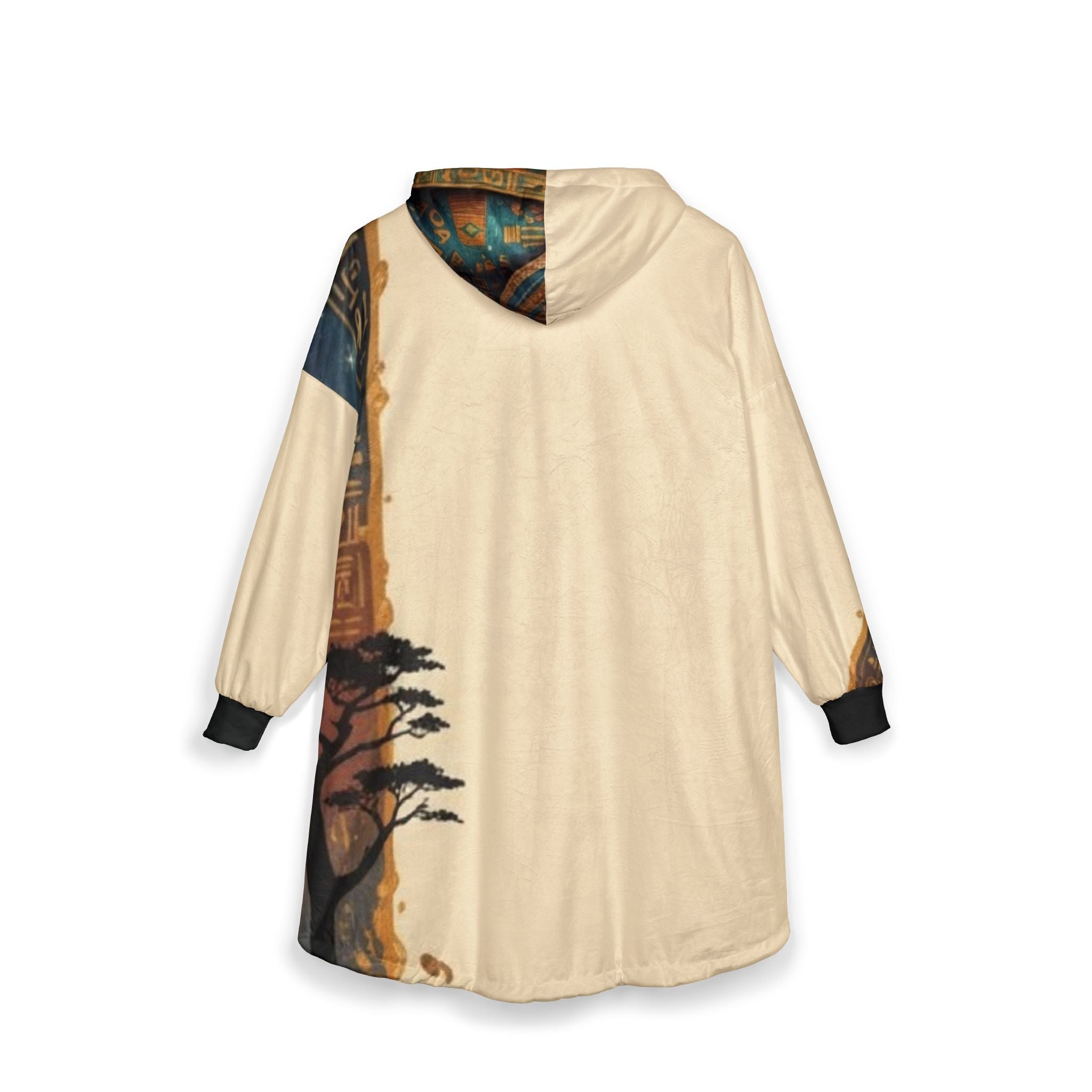 Goddess Unisex Hooded Blanket - Cozy Throw, Multicolor Fleece Wearable Blanket, Gift for Her, Home Decor, Self-Care Essentials