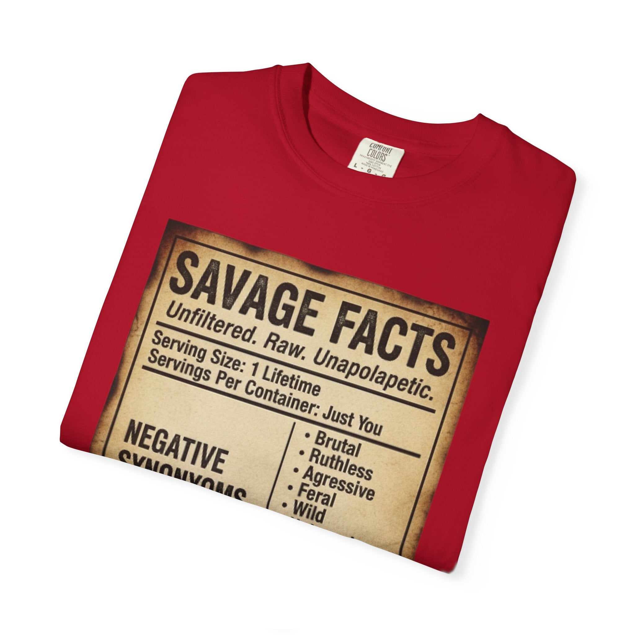 Savage Facts Unisex T-Shirt - Unfiltered & Raw Graphic Tee