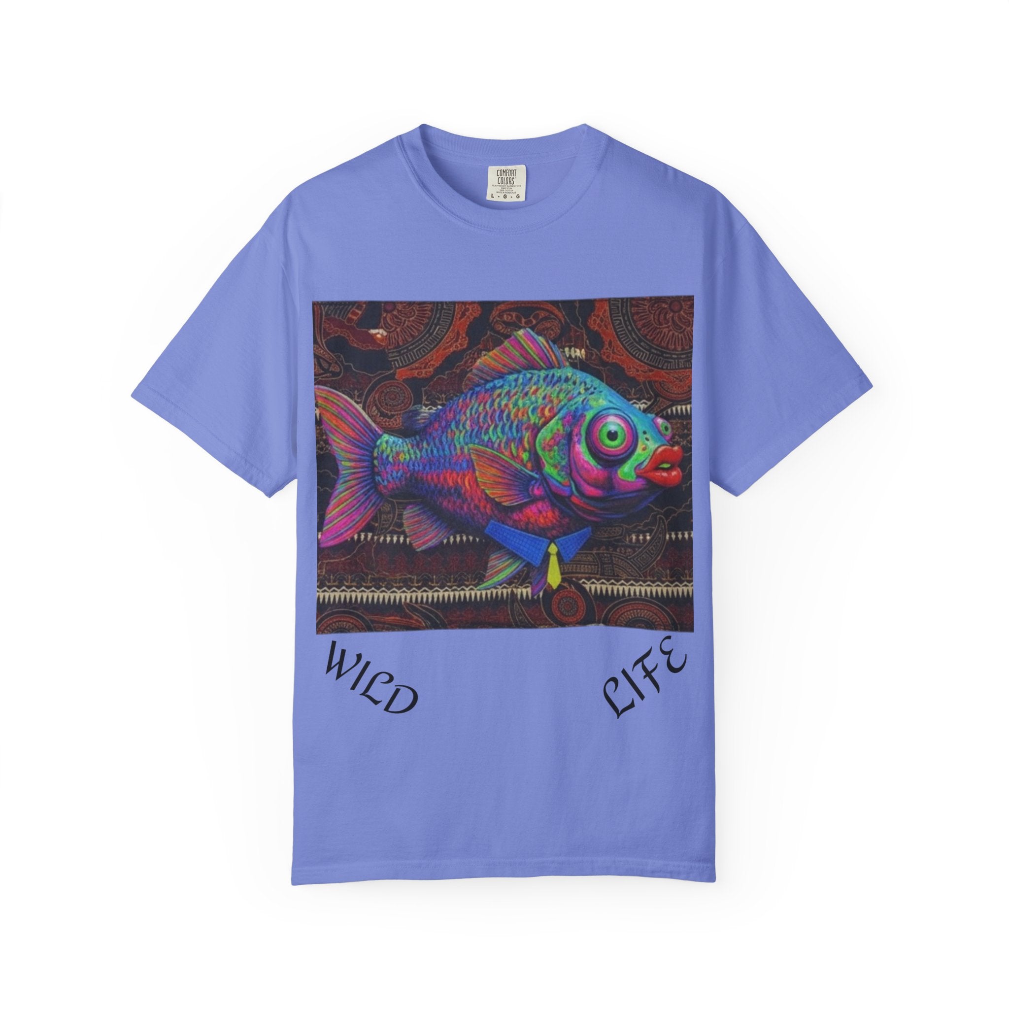 Copy of Copy of Wild Life Chimp Portrait T-Shirt — Colorful Retro Primate Graphic Tee
