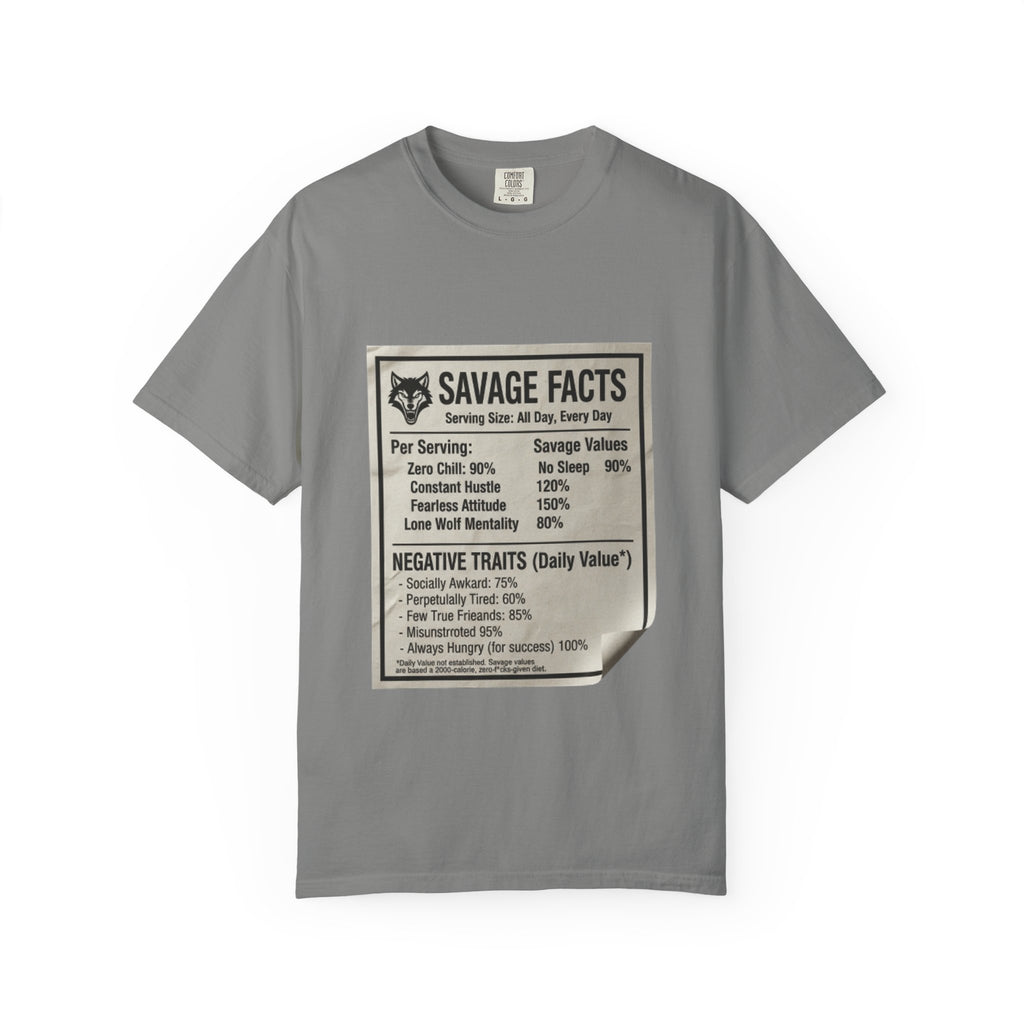 Savage Facts Unisex T-Shirt – Fun Graphic Tee for Casual Wear