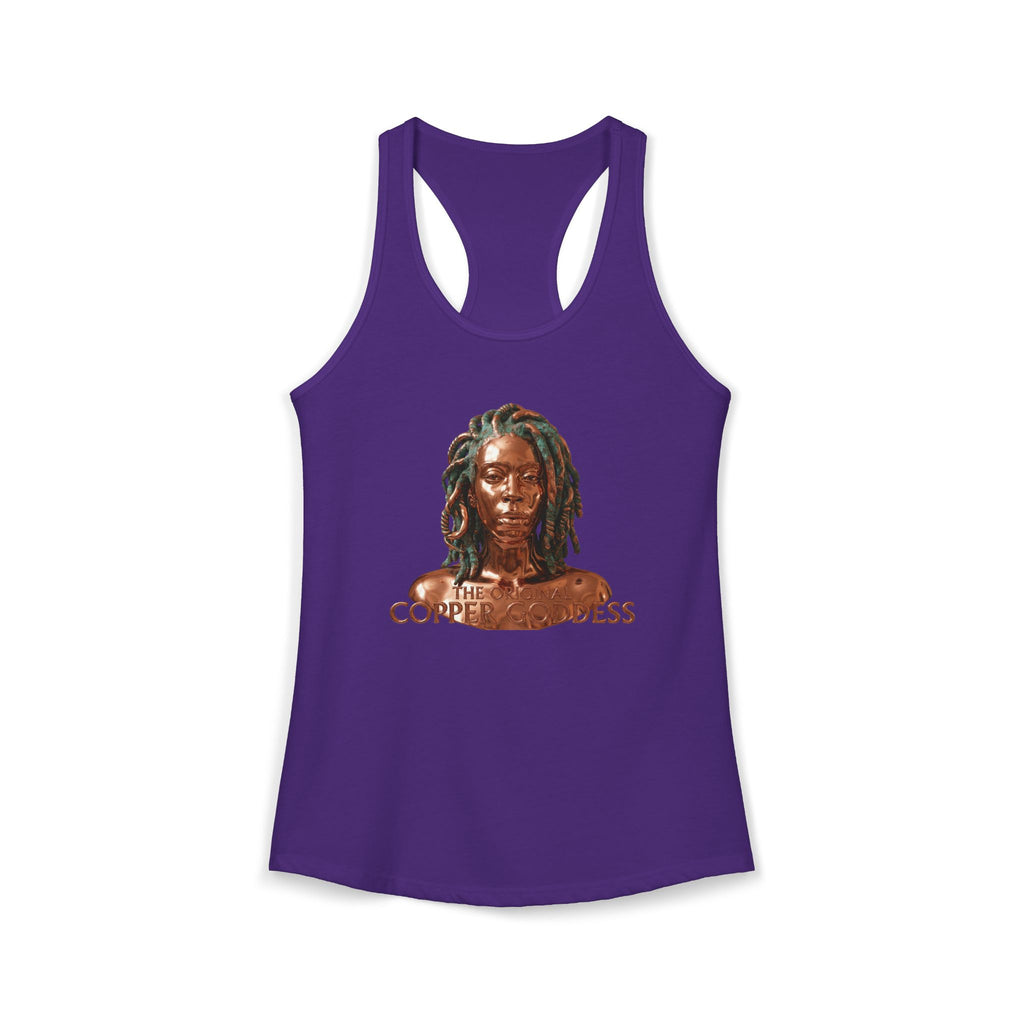 Copper Goddess Racerback Tank Top