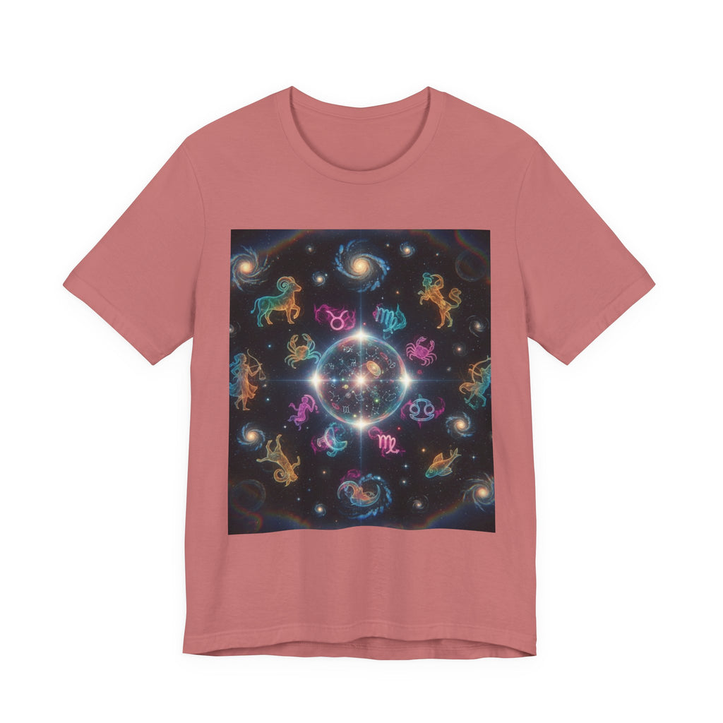 Unisex Zodiac Sign Short Sleeve Tee
