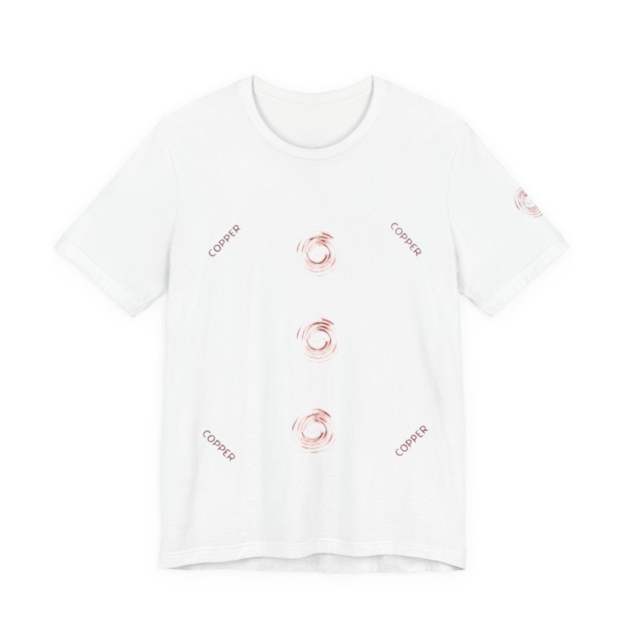 Unisex Casual Copper Tee
