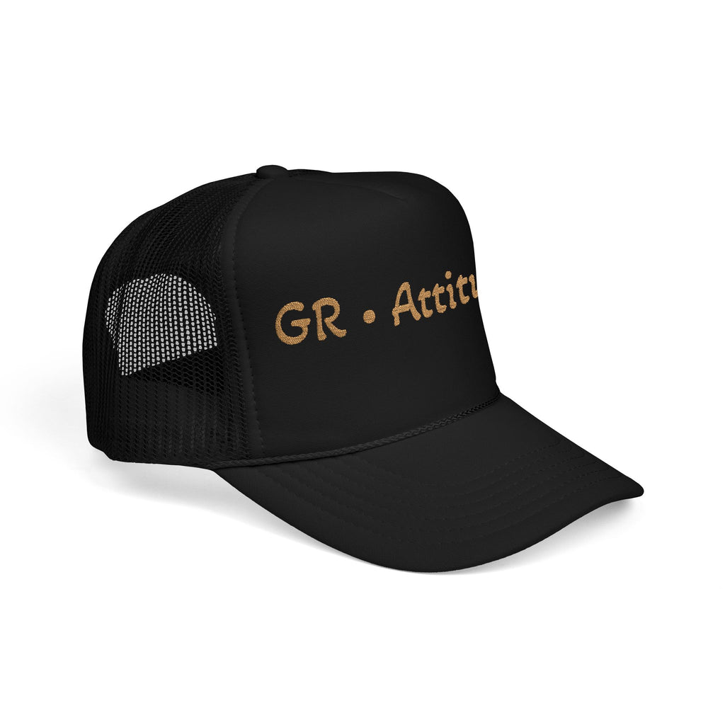 Embroidered Attitude Foam Trucker Hat
