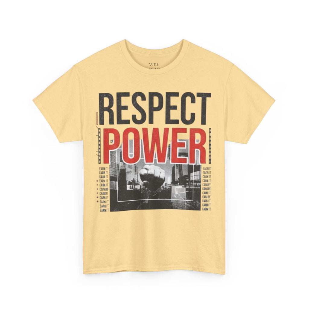 Respect Power Unisex Heavy Cotton Tee